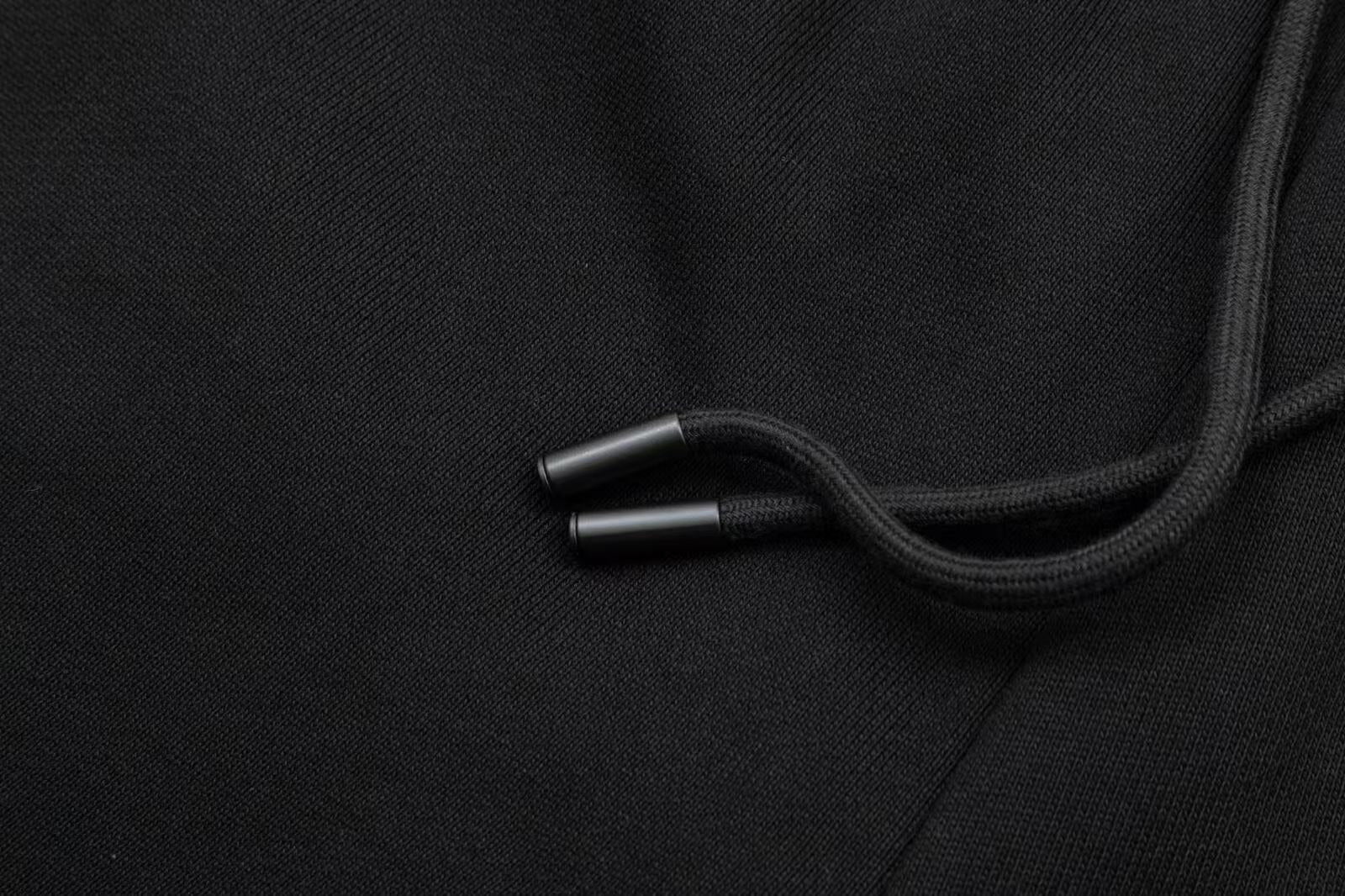 LV 25 Pant Black Cotton