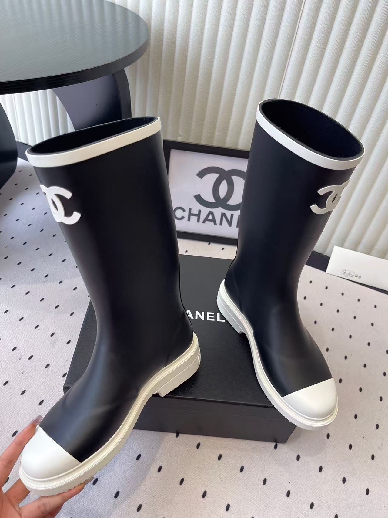 Chanel 2025 Rain Boot Rubber