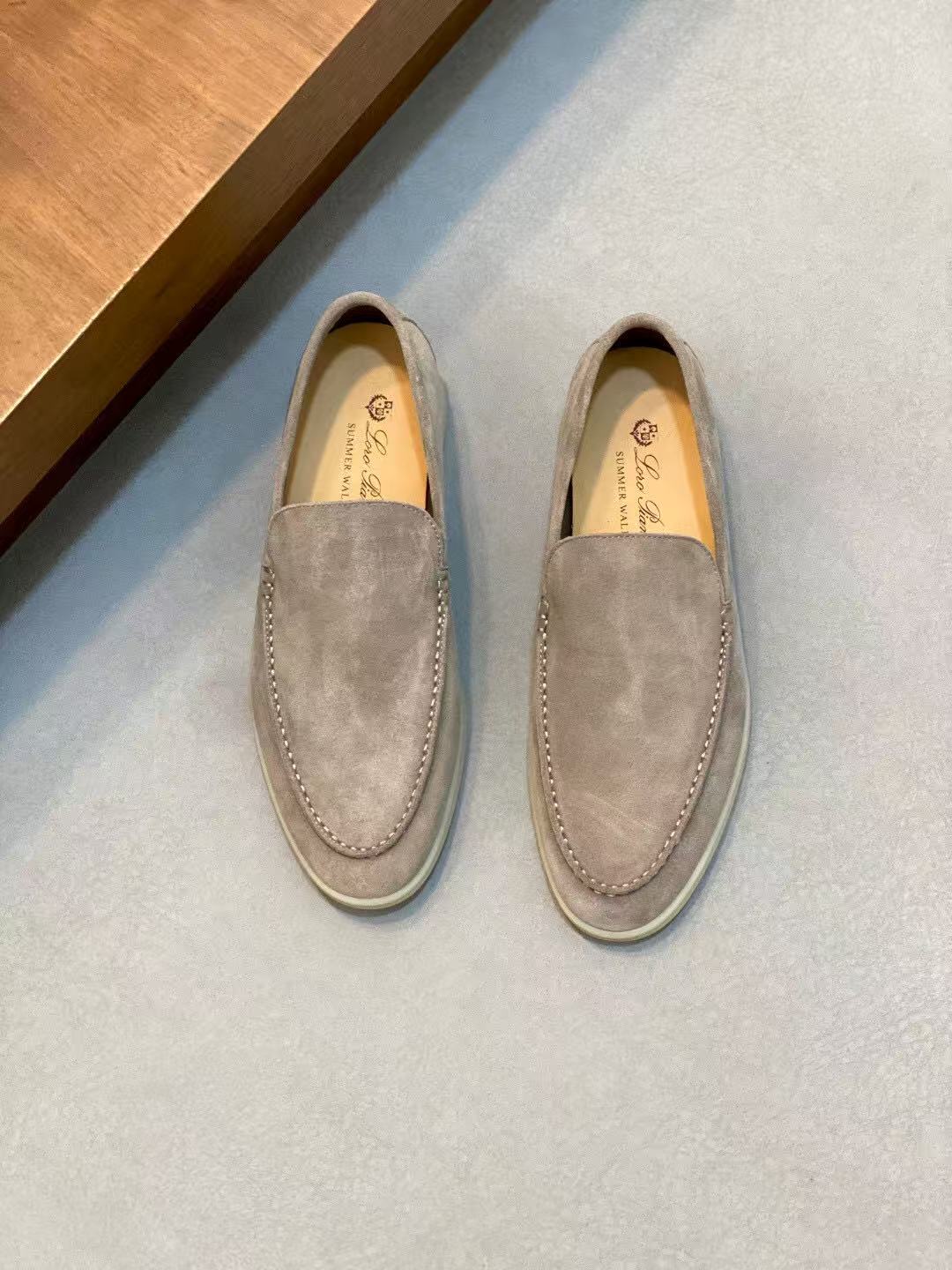 LP 2025 Summer Walk Loafer Grey Suede