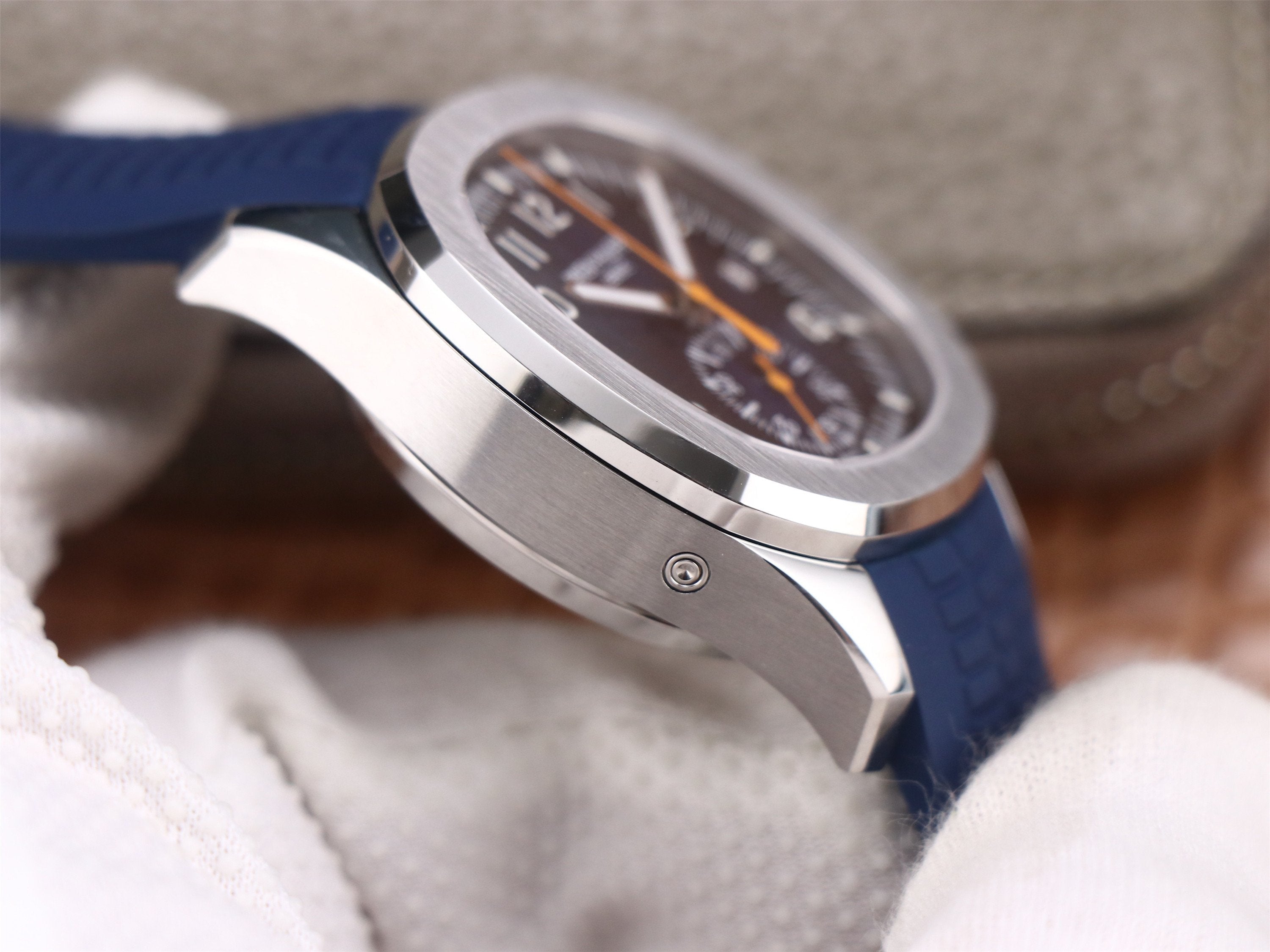 PATEK AQUANAUT CHRONOGRAPH STAINLESS STEEL BLUE