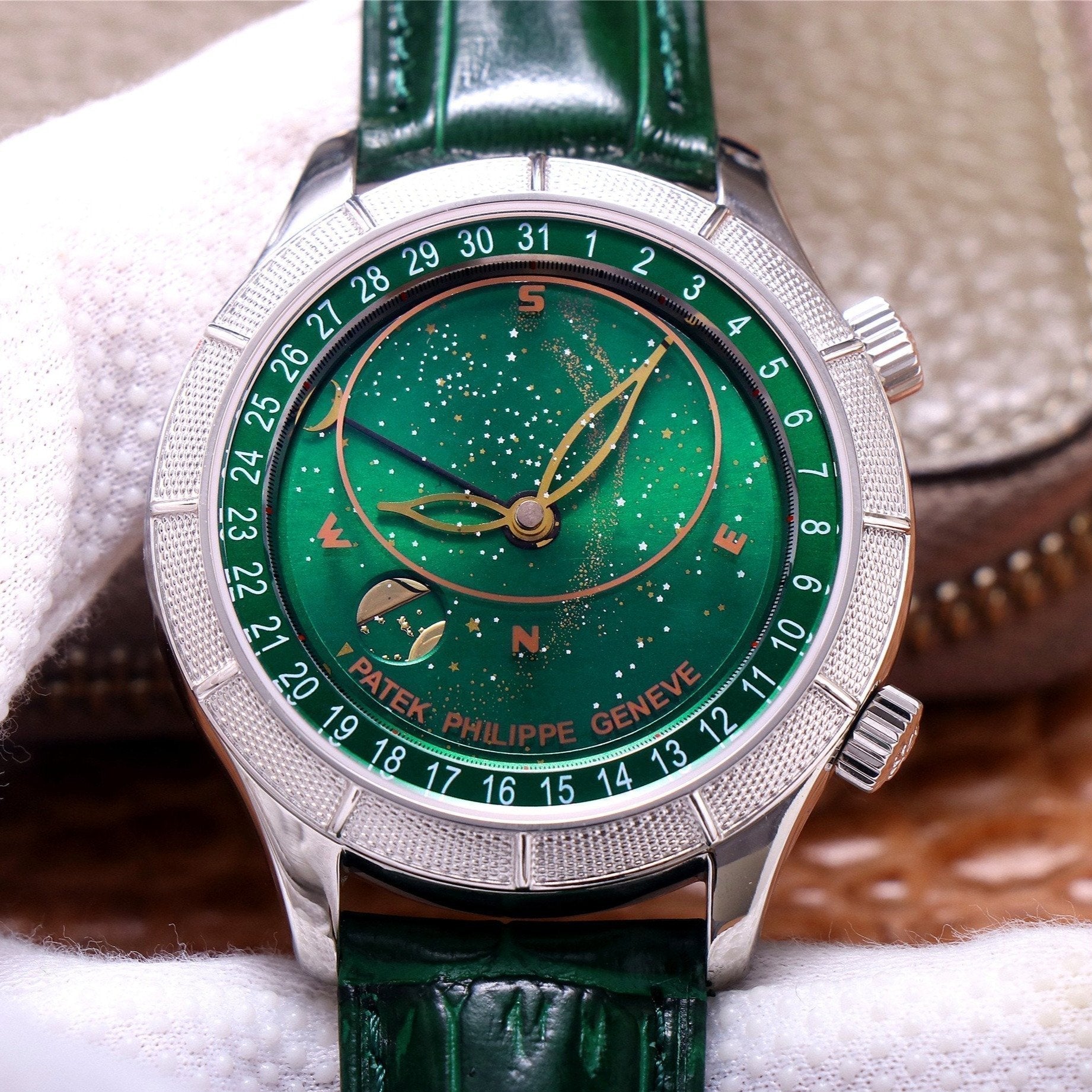 PATEK CELESTIAL GRAND COMPLICATIONS STEEL GREEN DIAL