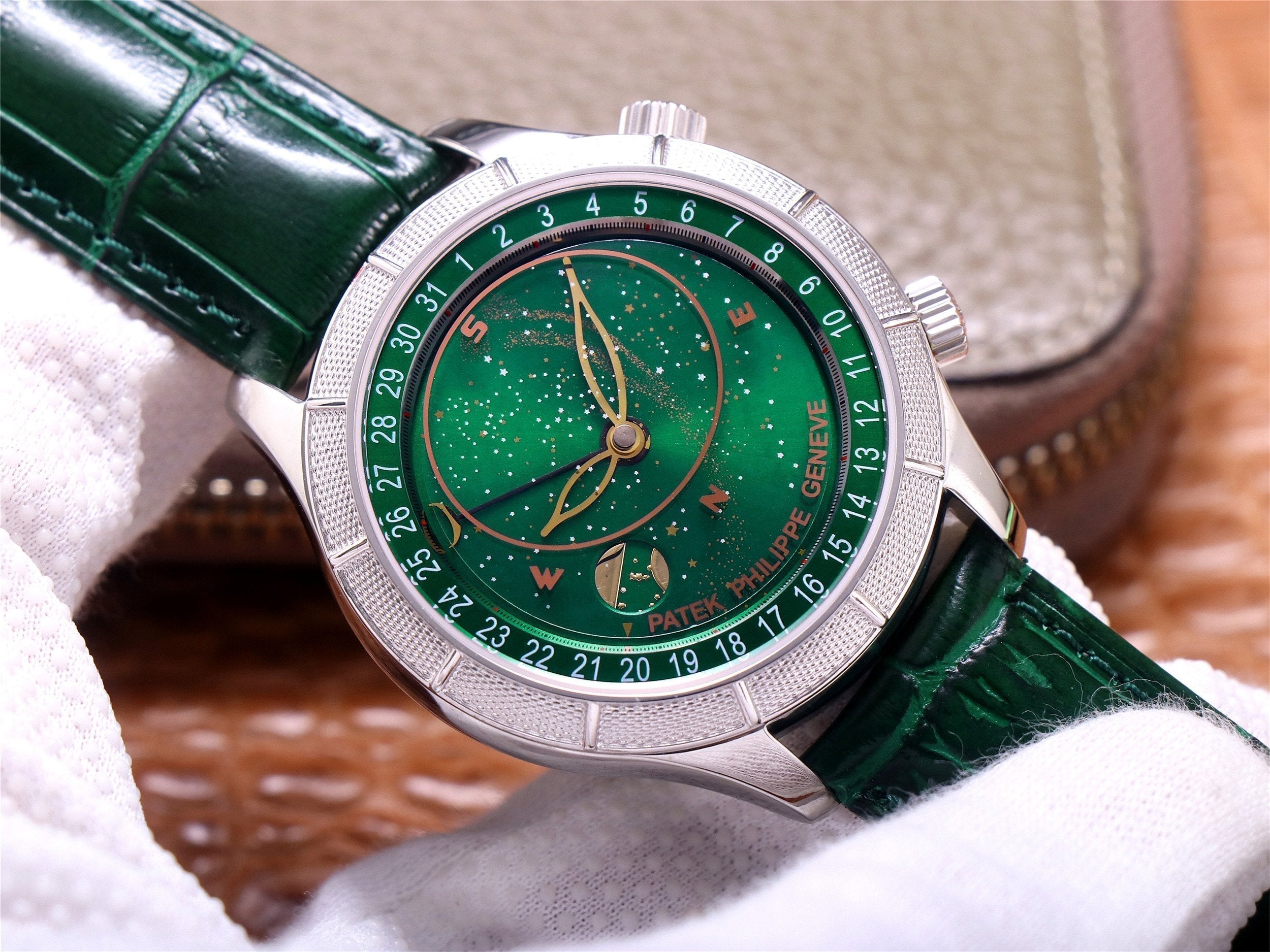 PATEK CELESTIAL GRAND COMPLICATIONS STEEL GREEN DIAL
