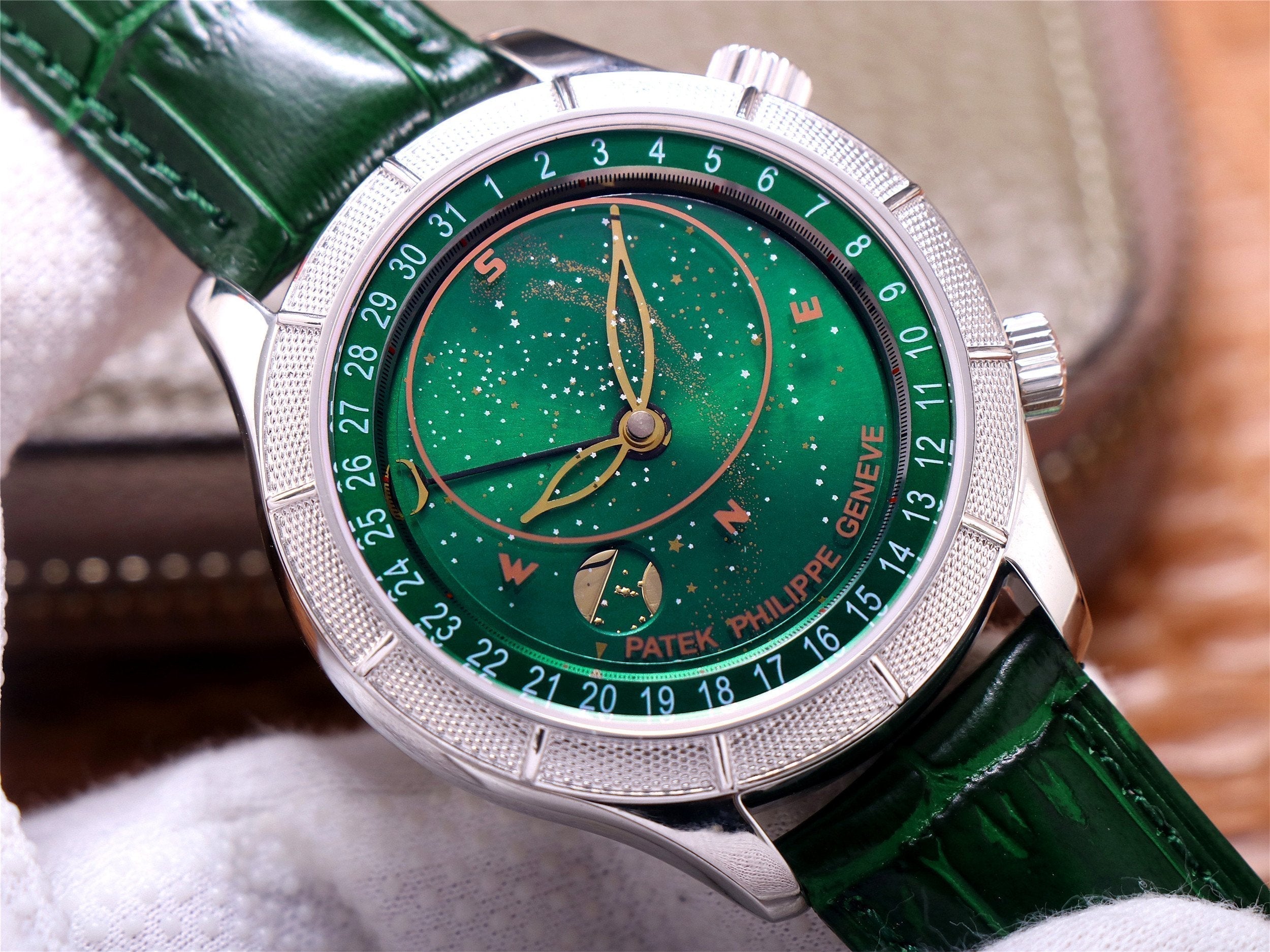 PATEK CELESTIAL GRAND COMPLICATIONS STEEL GREEN DIAL