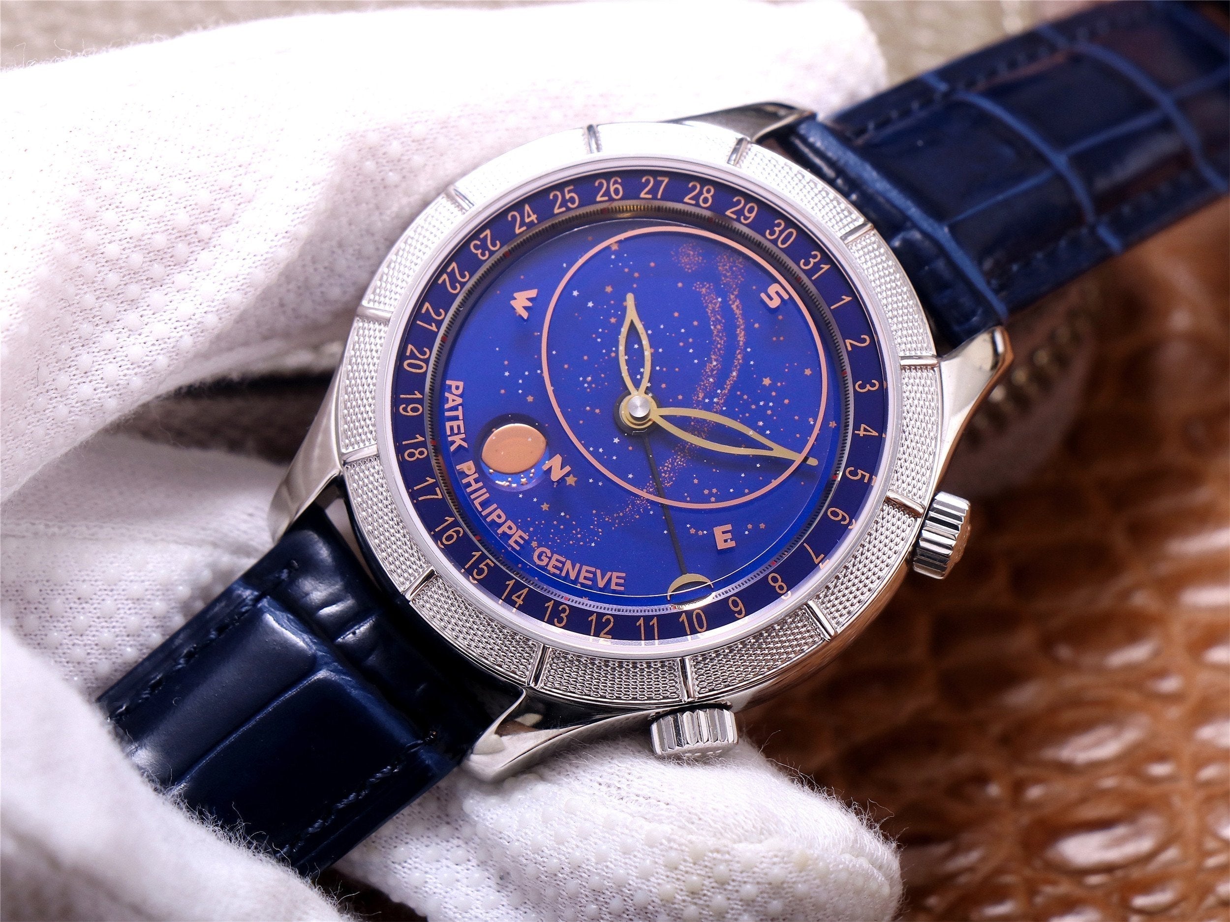 PATEK CELESTIAL GRAND COMPLICATIONS STEEL BLUE DIAL