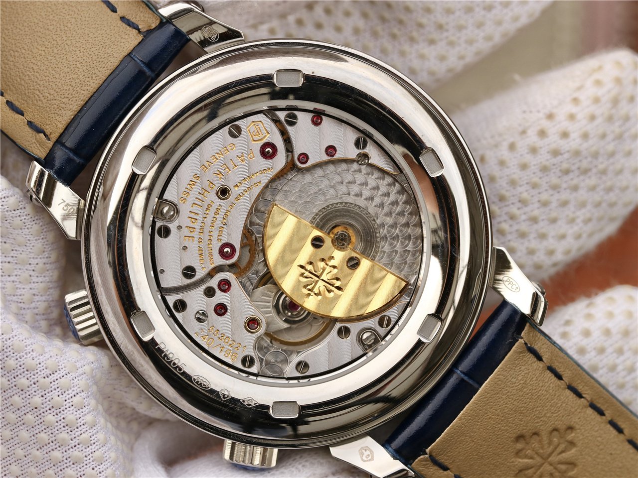 PATEK CELESTIAL SKY MOON WHITE GOLD 43MM BLUE DIAL