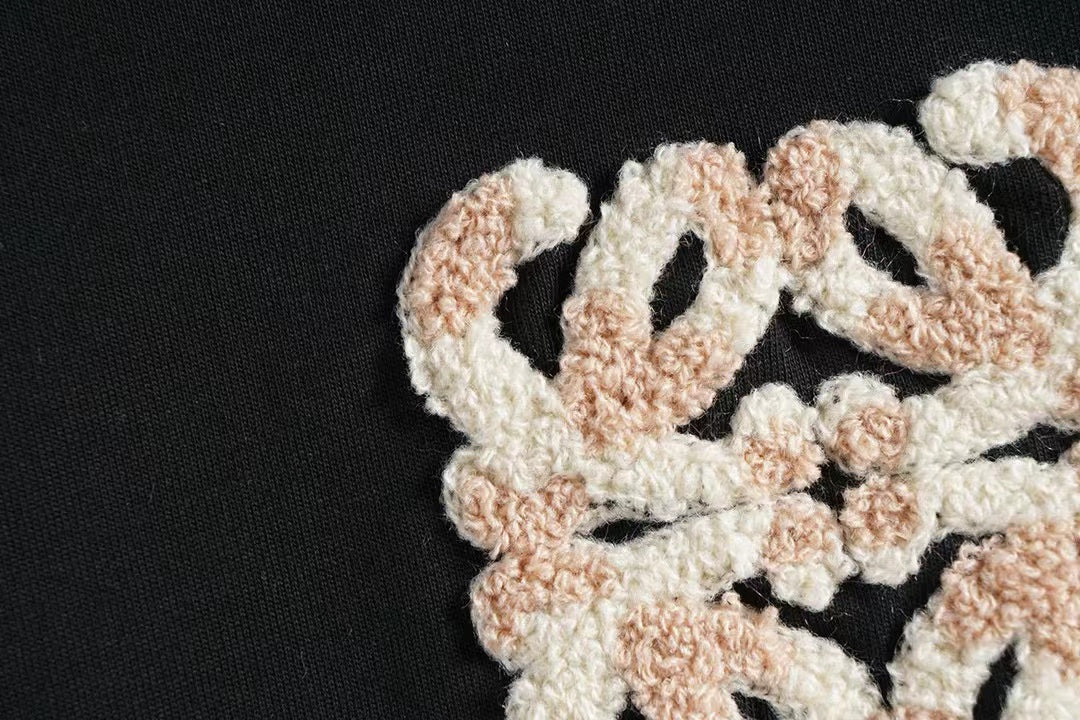 Loewe 25 Short-sleveed T-shirt Black Cotton