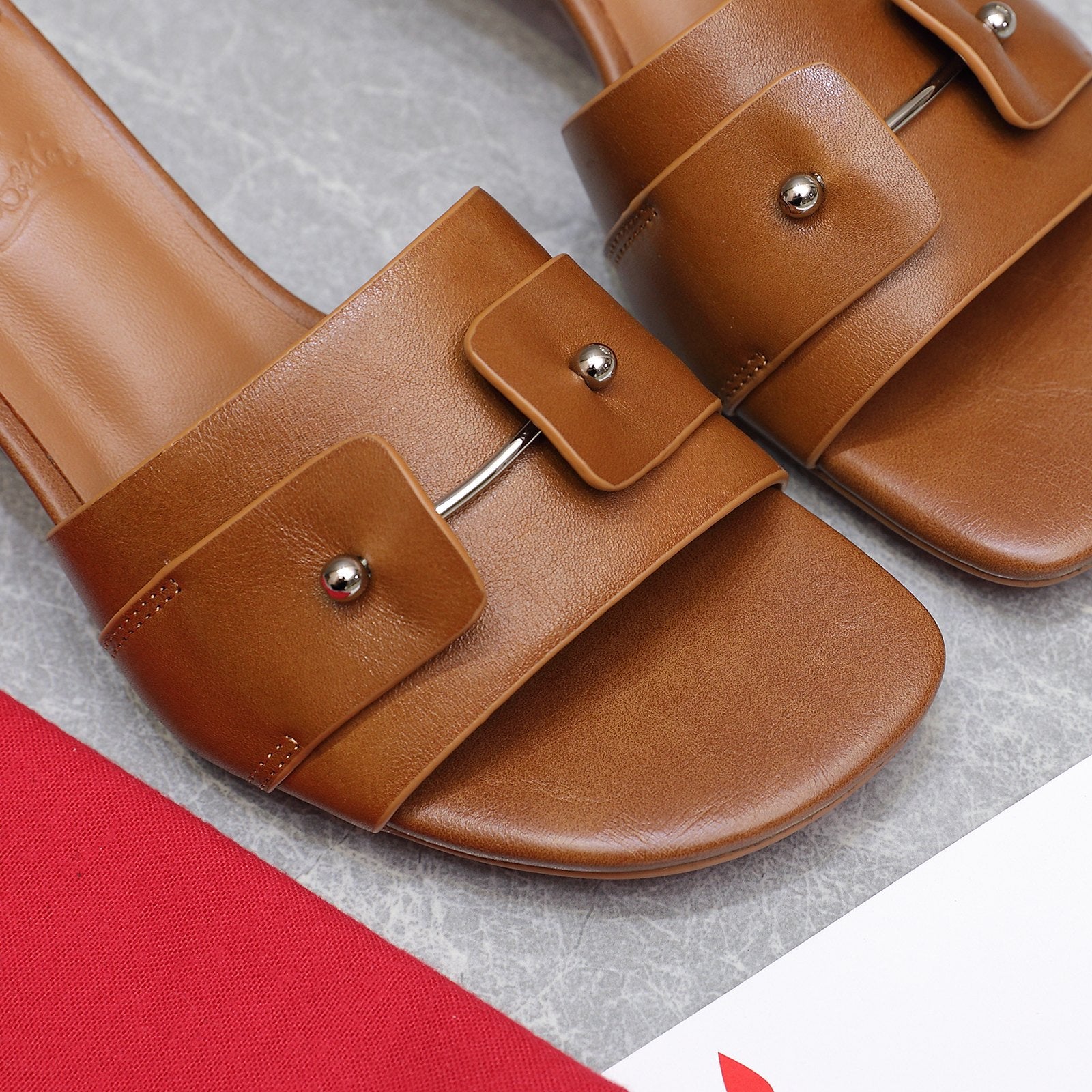 CL Mid Heel Mules Sheepskin 251553