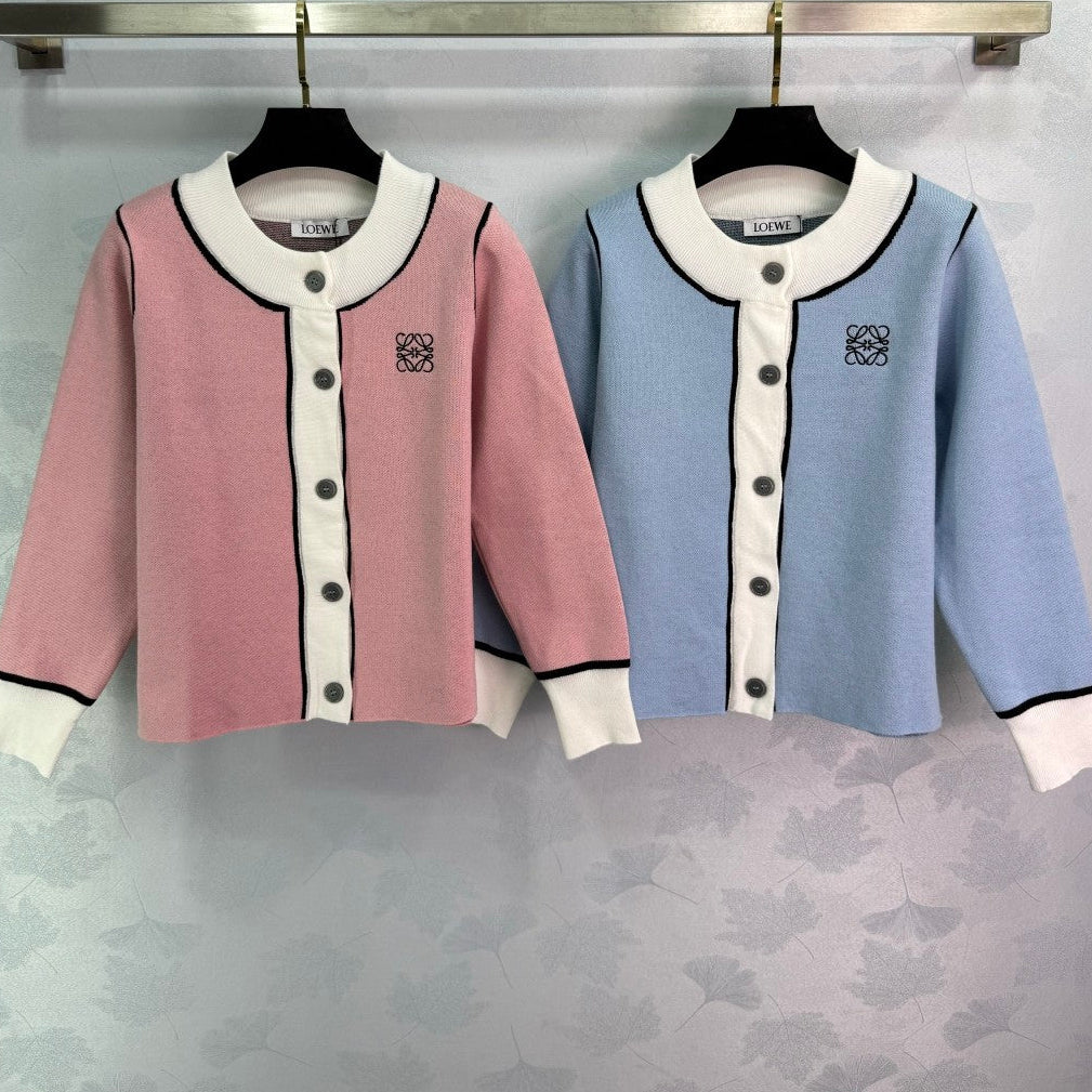 Loewe 2025 Two-tone Cardigan Wool Cashmere 308106