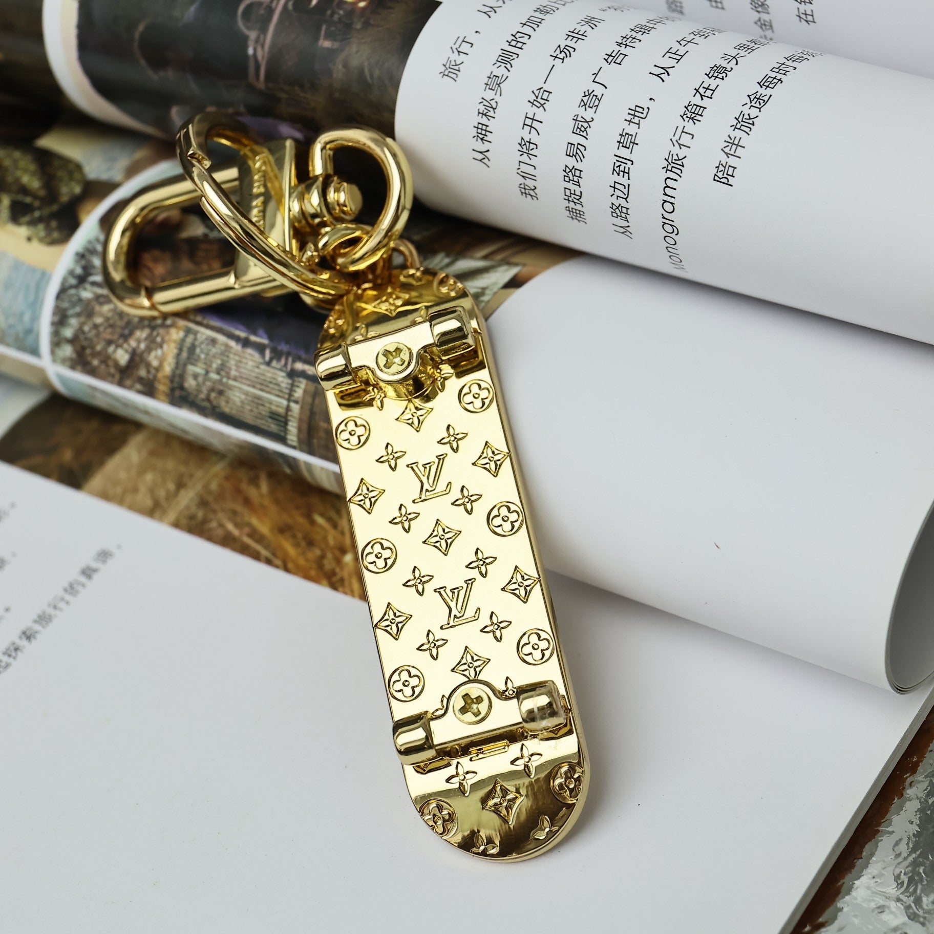 LV Skate Bag Charm And Keychain