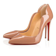 CL Pumps Hot Chick 100 mm Nude Patent calf