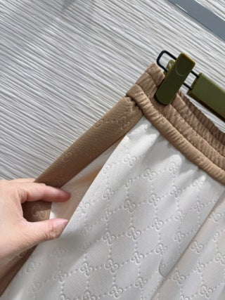 Gucci 2025 Suit Ivory Brown Cotton