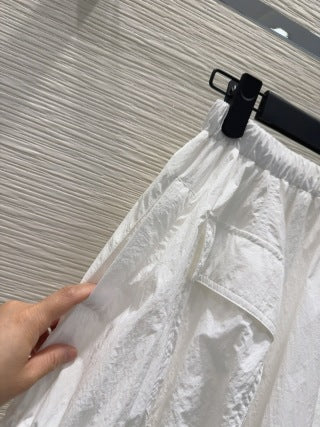 Prada 25 Jacket and Skirt White Polyester