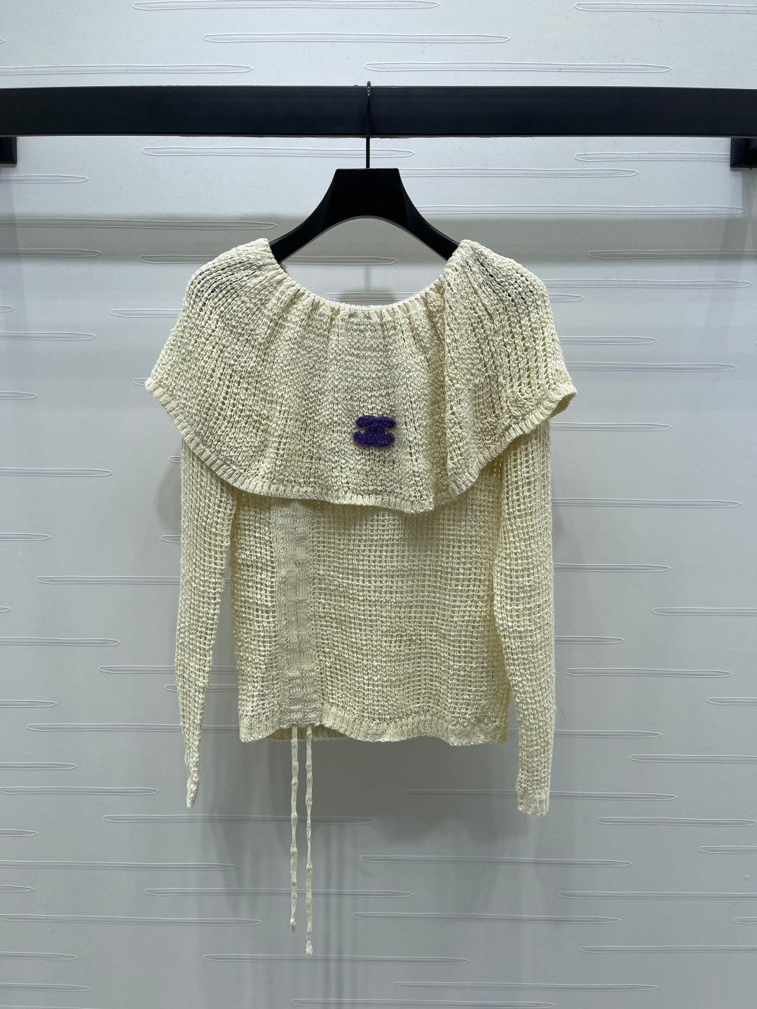 Chanel 2026 Ruffle Collar Long Sleeves Wool