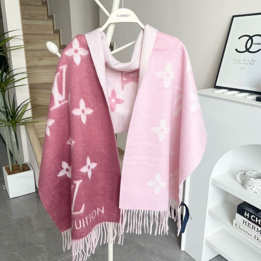 REYKJAVIK GRADIENT SCARF 220 CM CASHMERE 399737