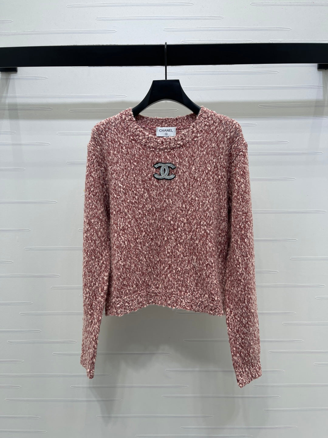 Chanel 2026 Double C Crew Neck Knit Long Sleeve Wool Cashmere