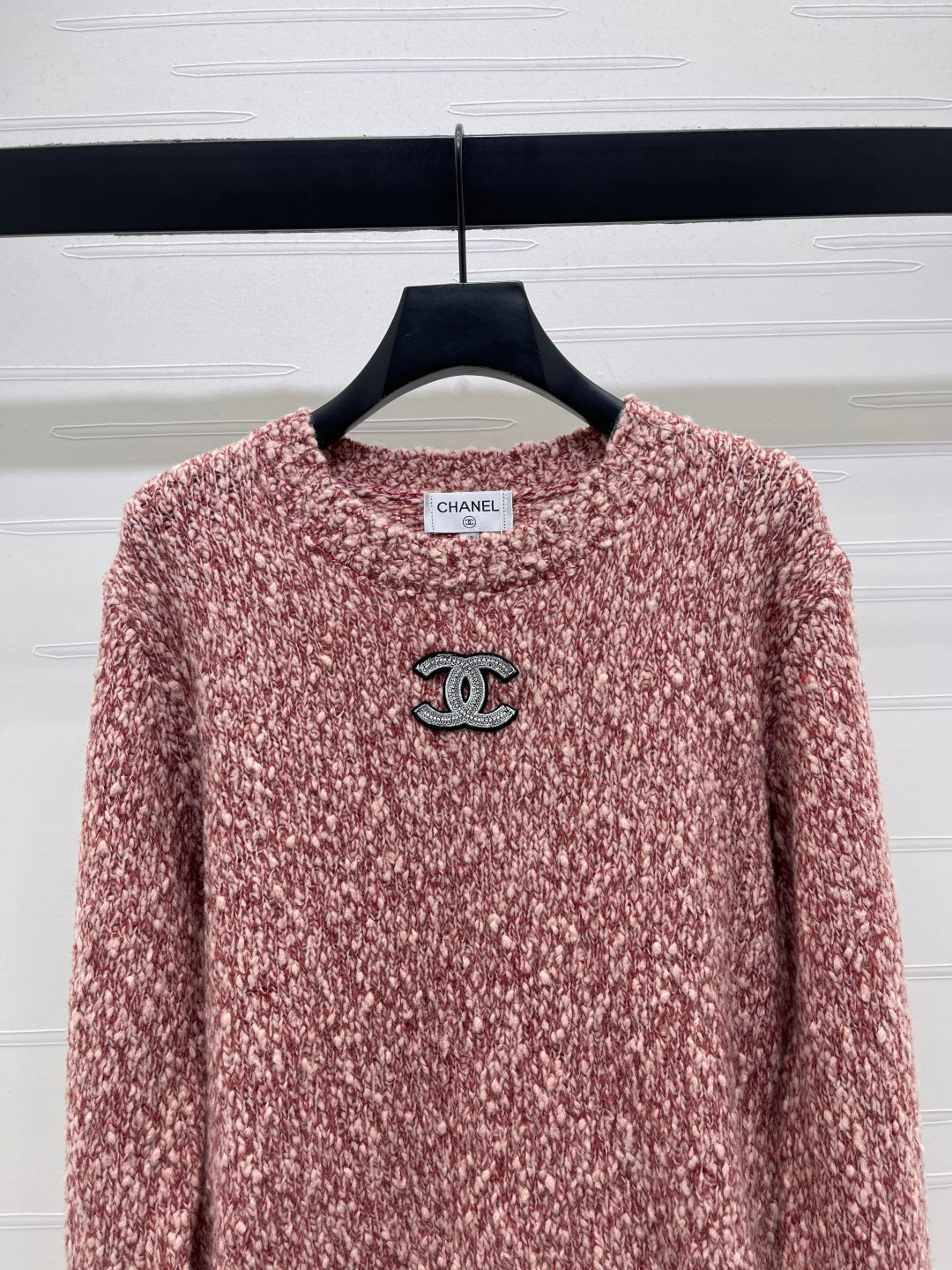 Chanel 2026 Double C Crew Neck Knit Long Sleeve Wool Cashmere