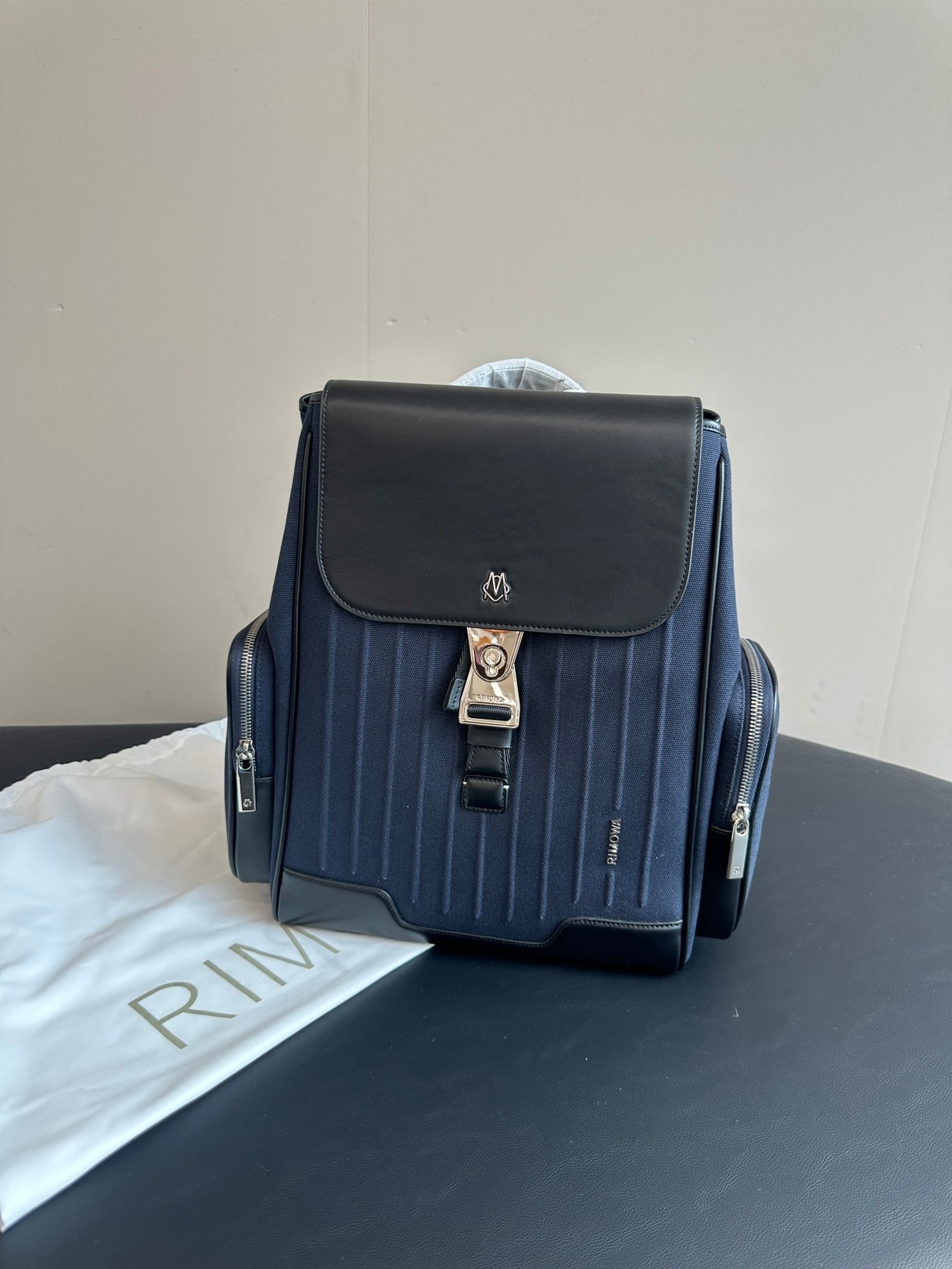 Rimowa 2025 Never Still Flap Backpack Leather Canvas 273816