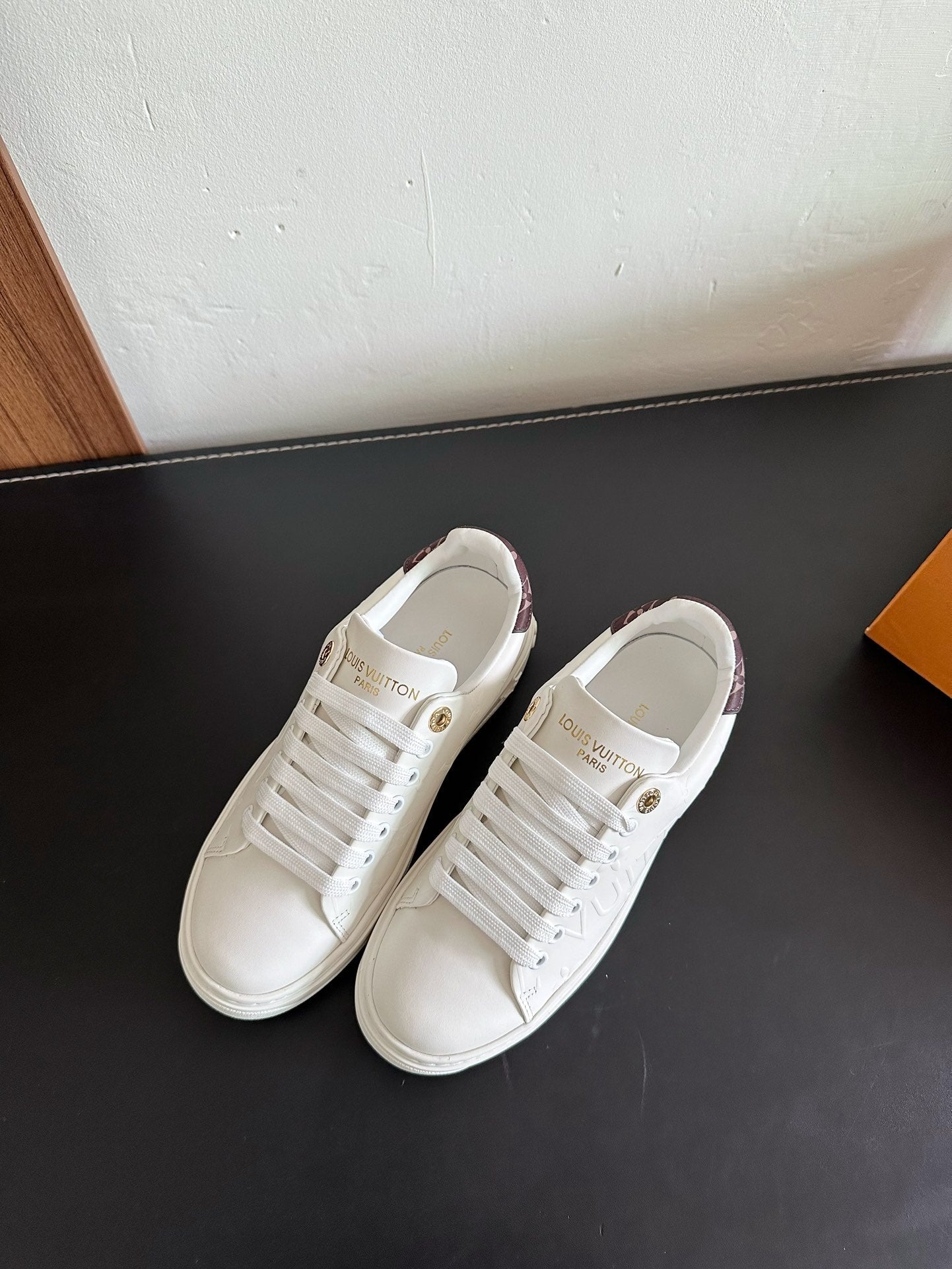 LV Time Out Sneaker White Calfskin