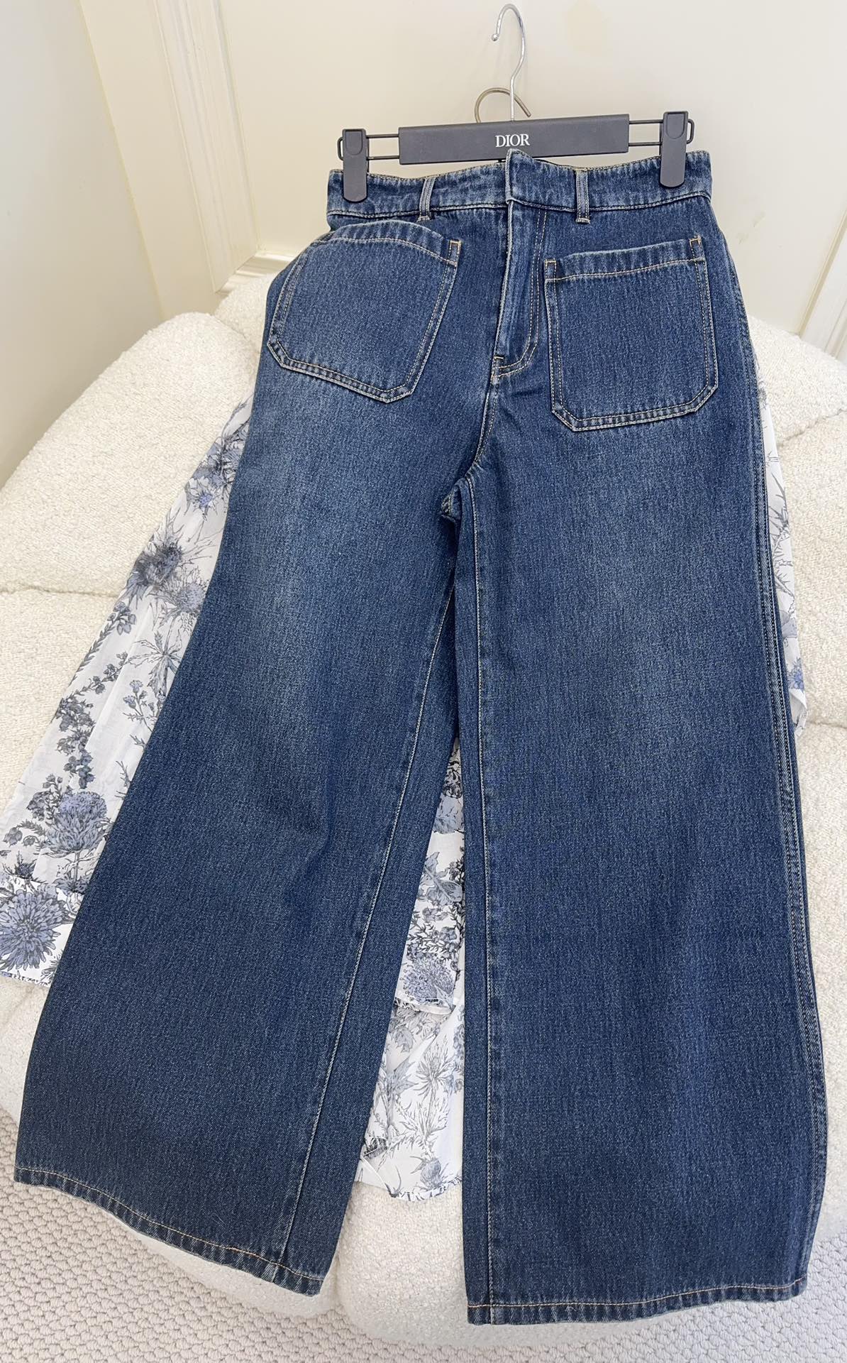 CD 25 Straight-leg Jeans Blue Cotton