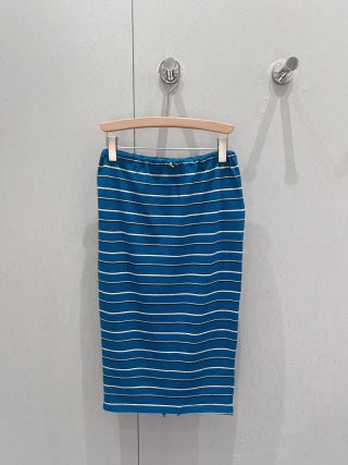 Prada 25 Striped Set Blue Cotton 210598