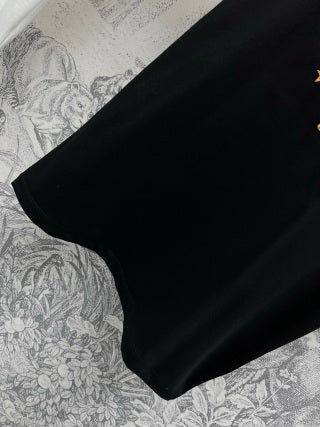 CD 25 Yellow Butterfly Short-sleeved T-shirt cotton