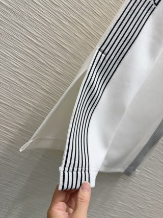 CD 25 Side Stripe LOGO Suit White Cotton
