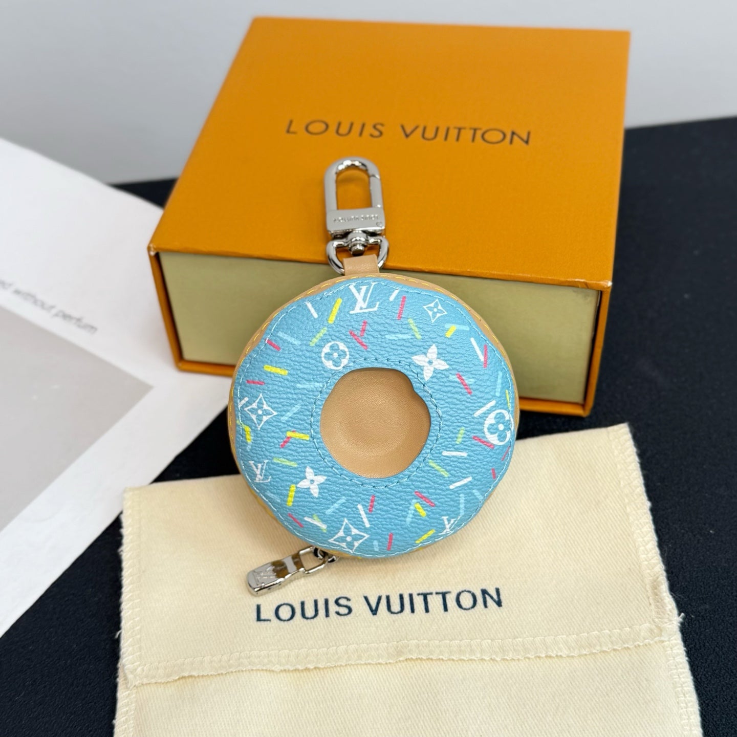 LV Donut Bag Charm