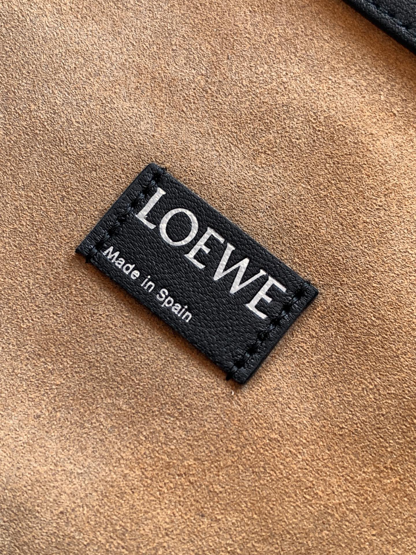 Loewe 2025 Two-Tone Nappa Lambskin 38cm Flamenco Purse Tote Bag 274700