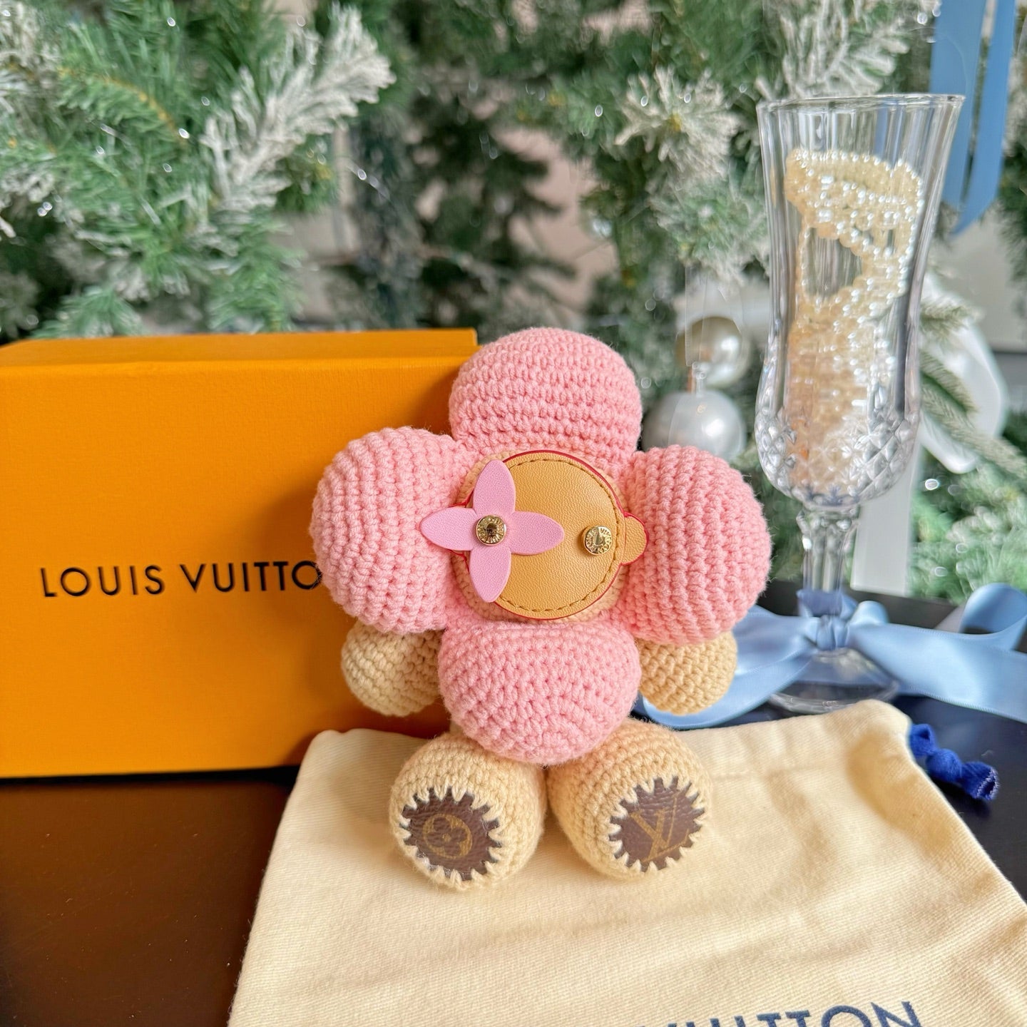 LV Vivienne Sunflower Doll Charm