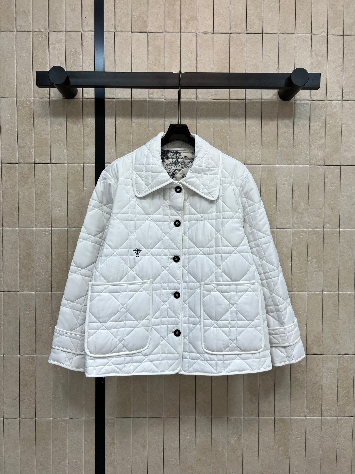 Dior 2025 Jacket Black and White Polyester