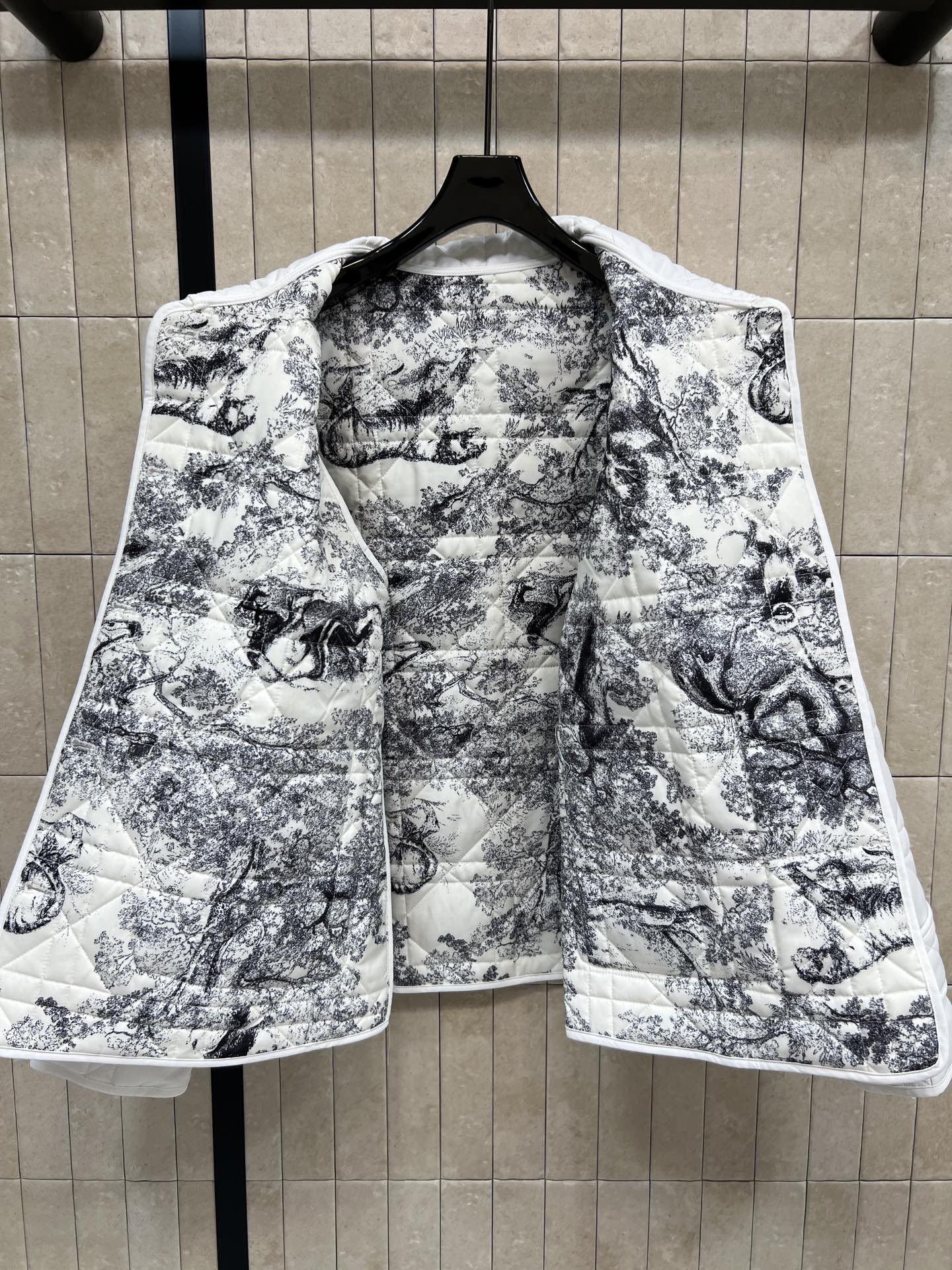 Dior 2025 Jacket Black and White Polyester