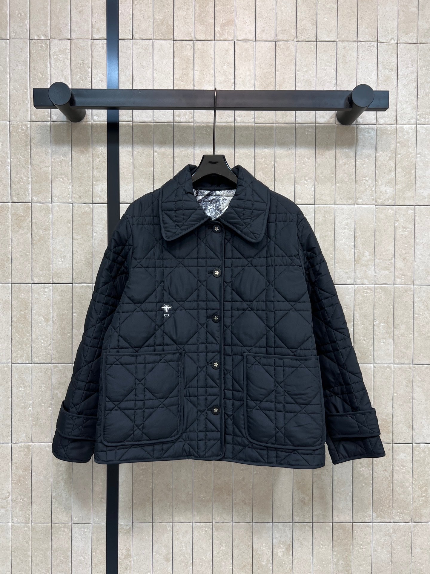 Dior 2025 Jacket Black and White Polyester