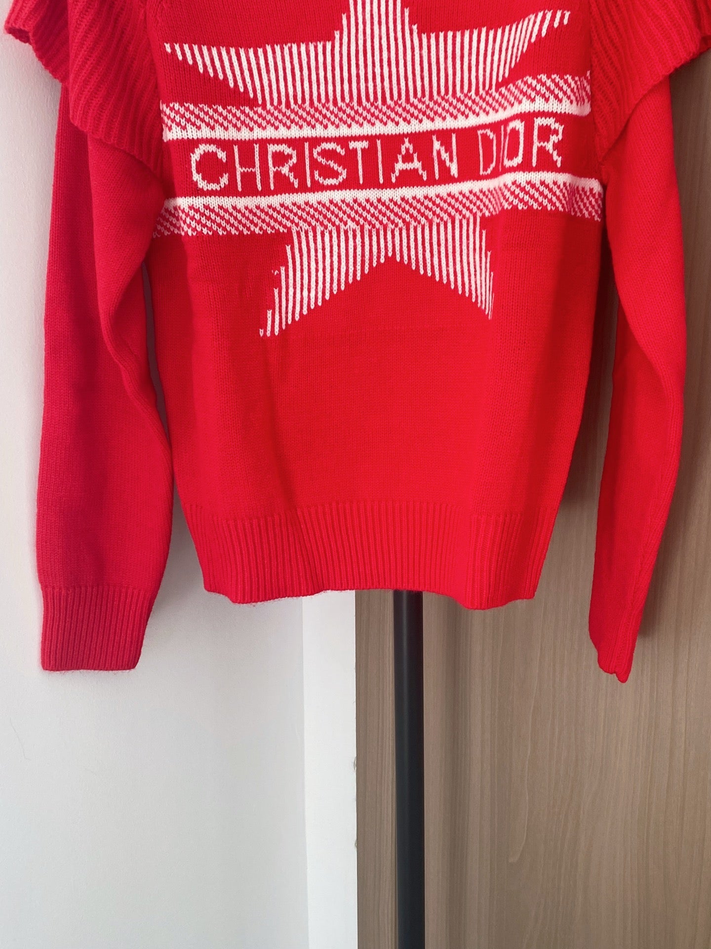 Dior 2025 Long-Sleeve Shirt with Logo Pattern Wool