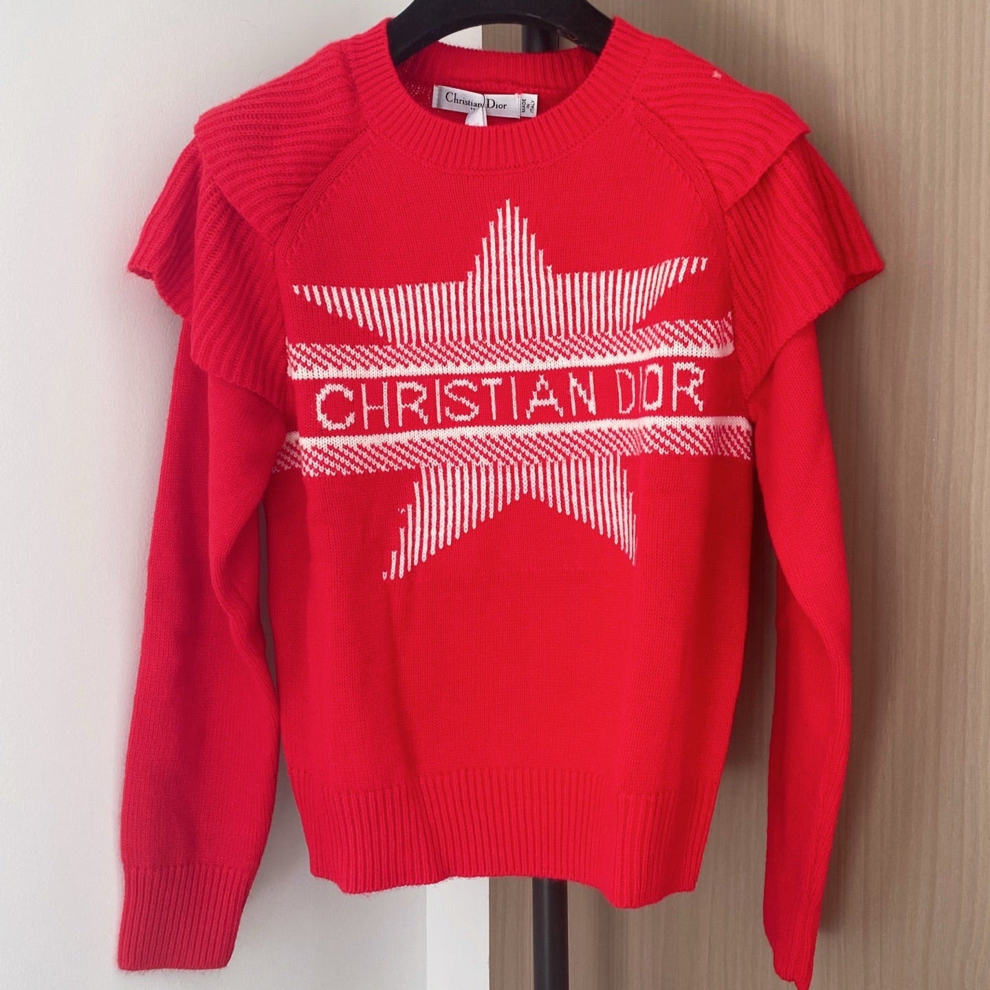 Dior 2025 Long-Sleeve Shirt with Logo Pattern Wool