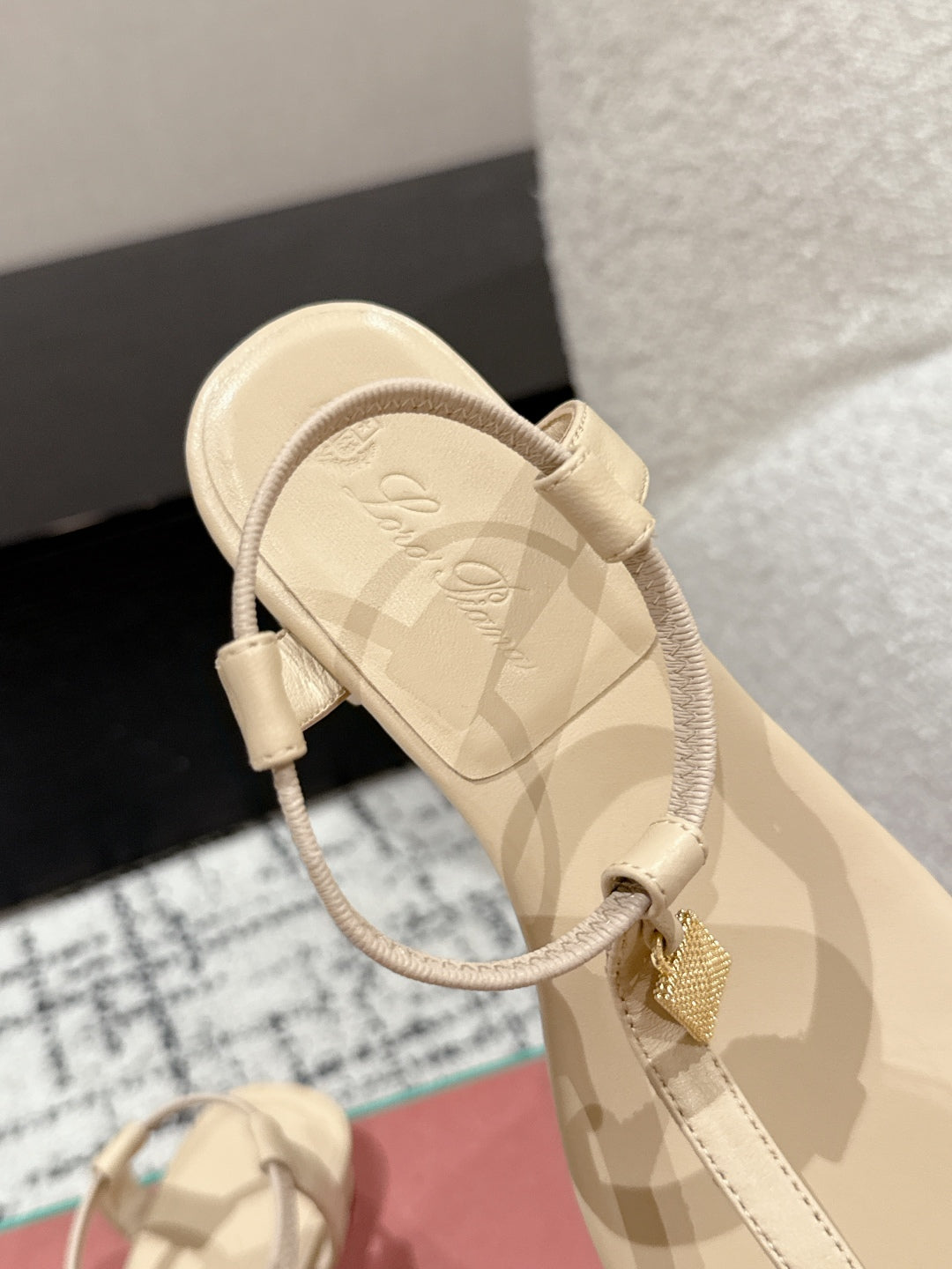 LP Mindil Infra Sandal Light Beige Sheepskin 312458