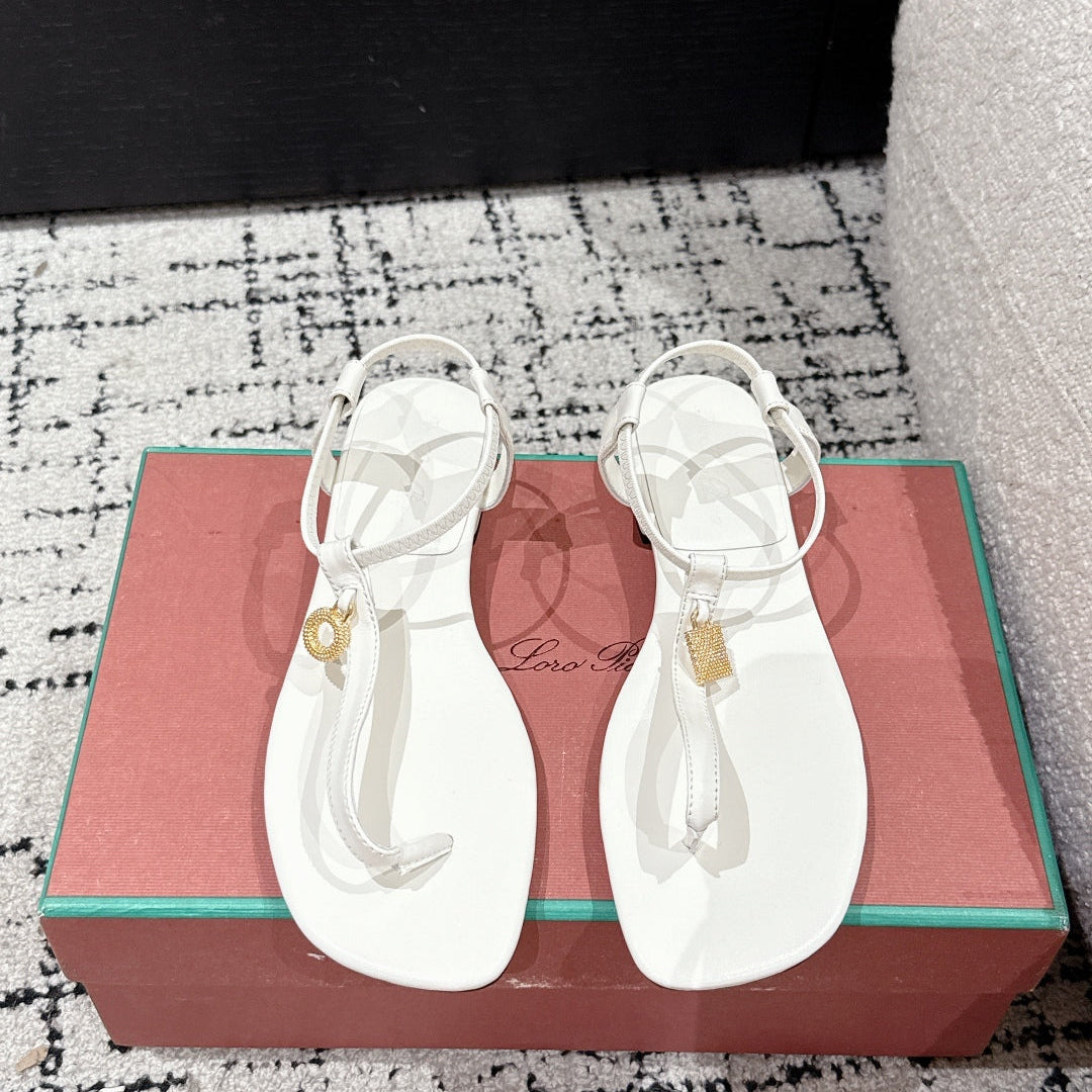 LP Mindil Infra Sandal White Sheepskin 312460