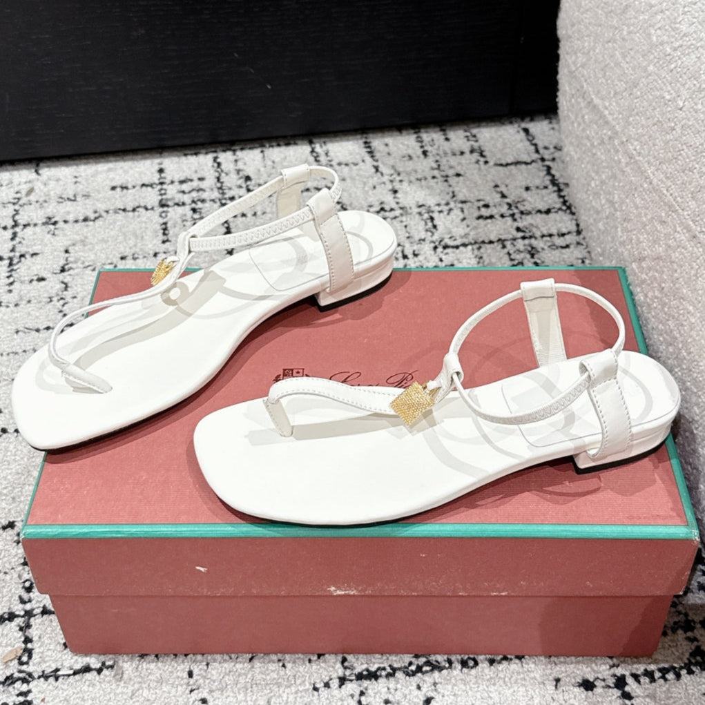 LP Mindil Infra Sandal White Sheepskin 312460