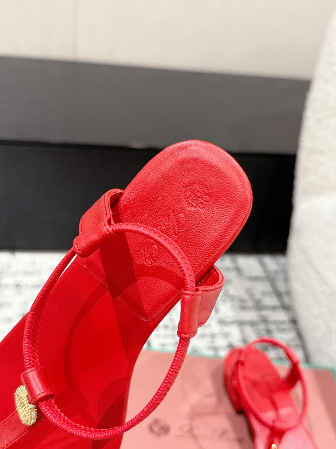 LP Mindil Infra Sandal Red Sheepskin 312462