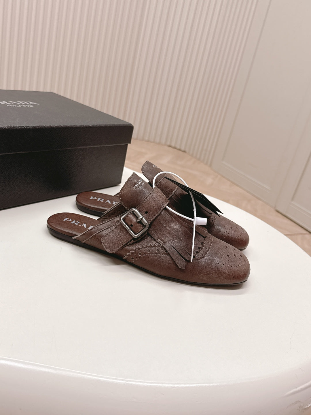 PRA 26S Mule Brown Calfskin 600592