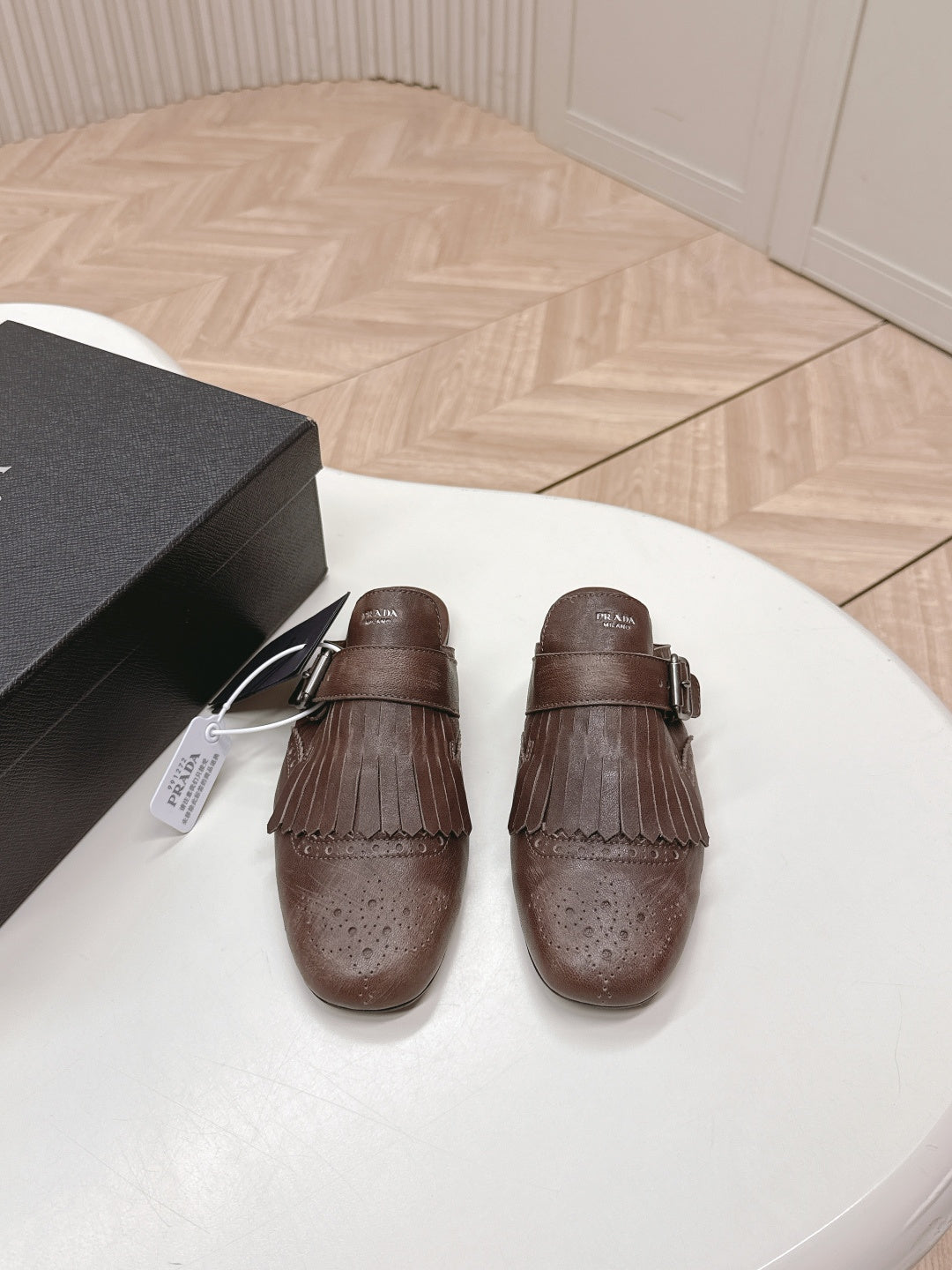 PRA 26S Mule Brown Calfskin 600592