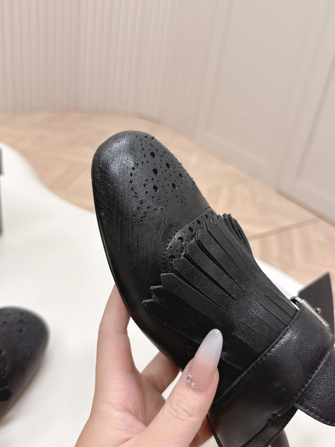 PRA 26S Mule Black Calfskin 600593