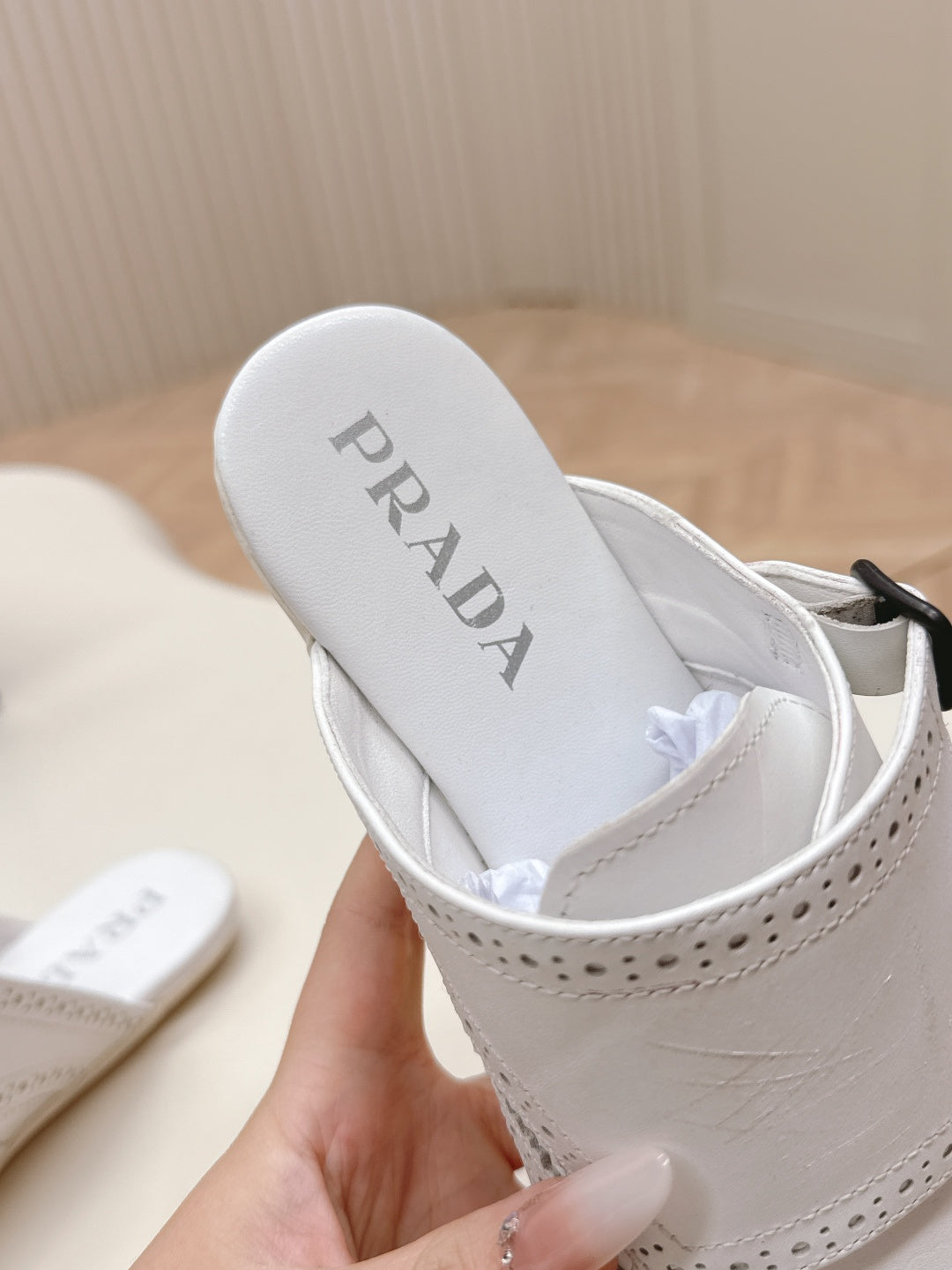 PRA 26S Mule White Sheepskin 600583