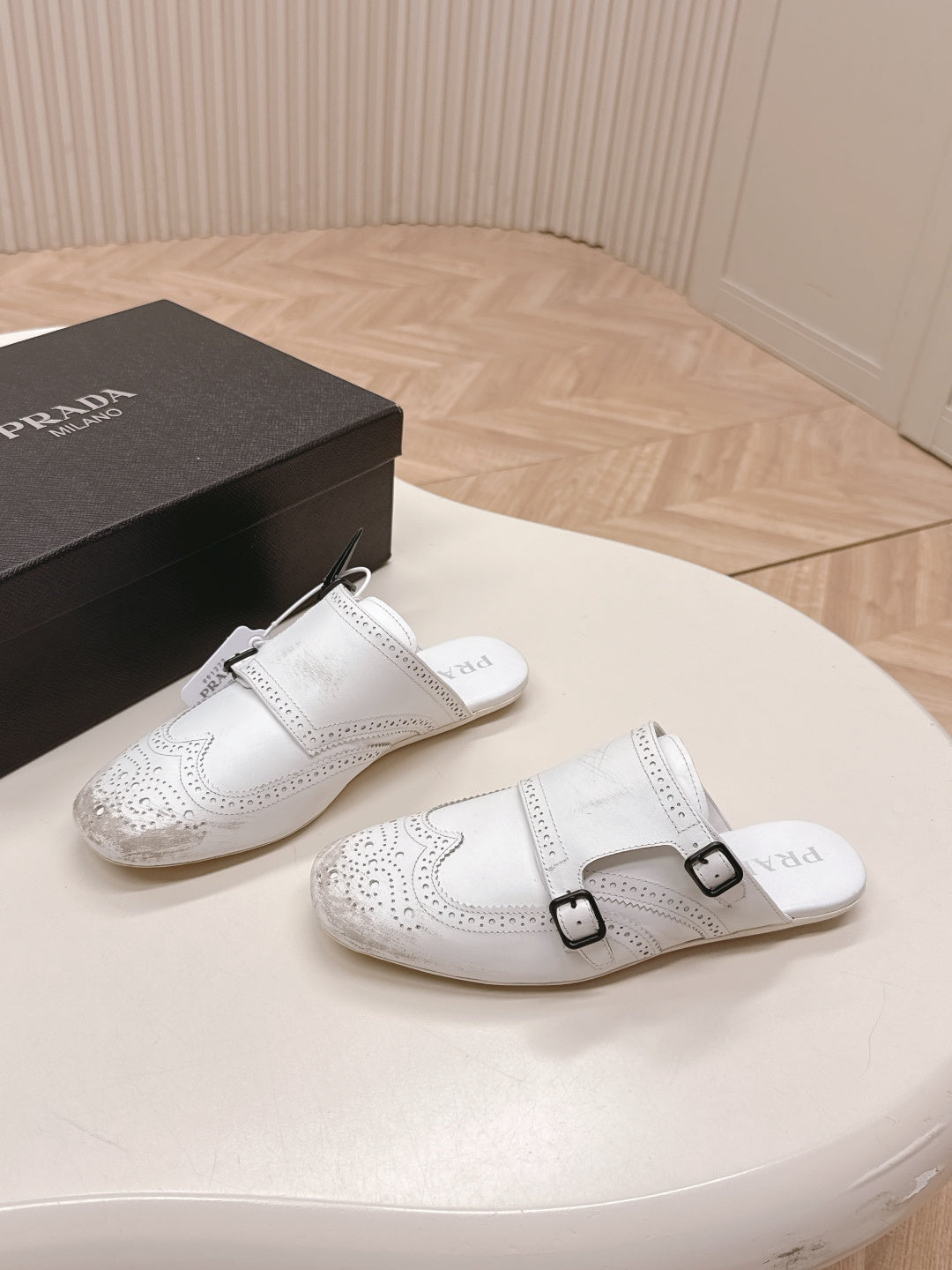 PRA 26S Mule White Sheepskin 600583