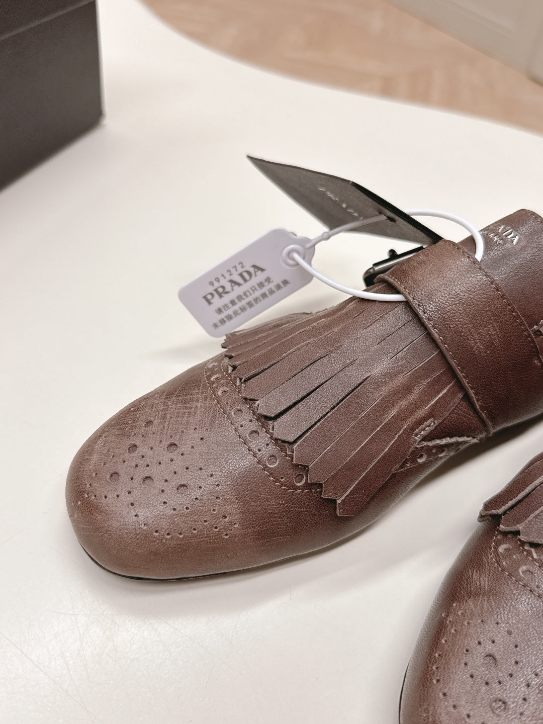 PRA 26S Mule Brown Calfskin 600592