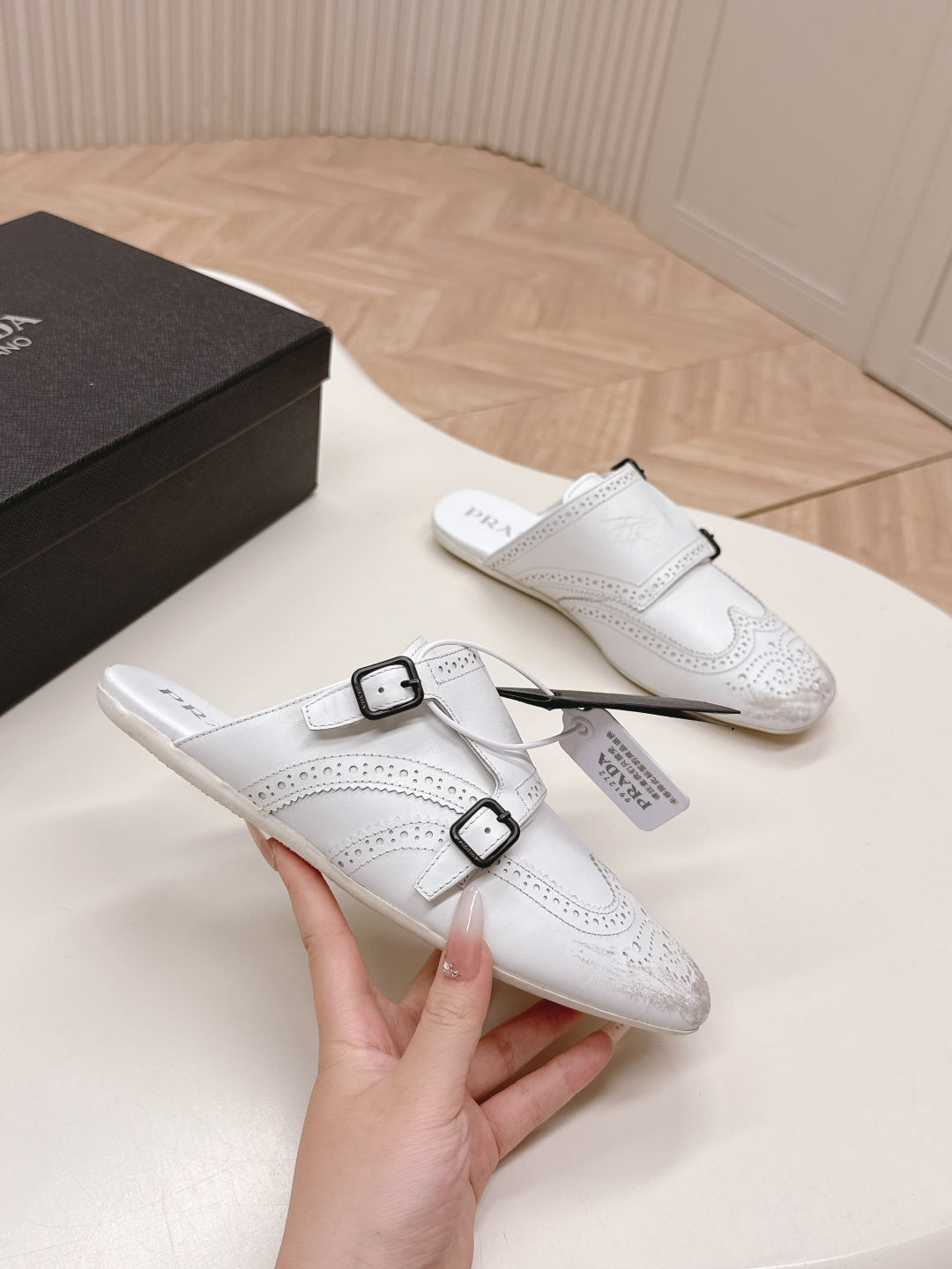 PRA 26S Mule White Sheepskin 600583