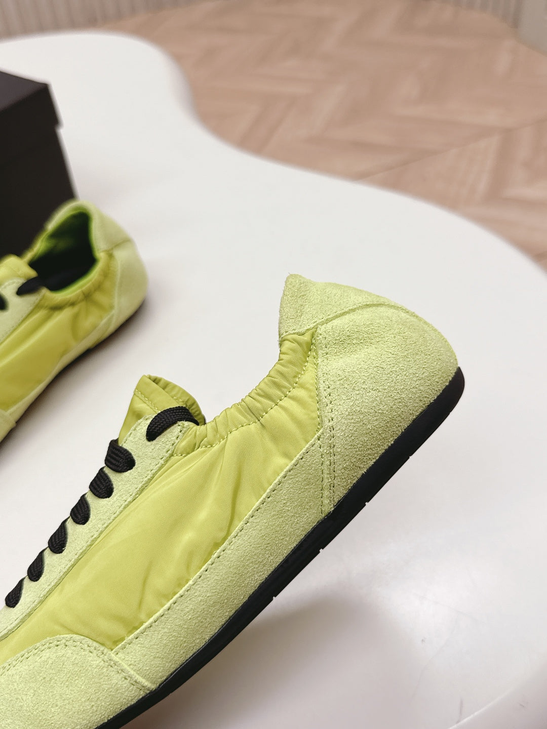 PRA 26S Sneaker Lime Green Suede Canvas 600601