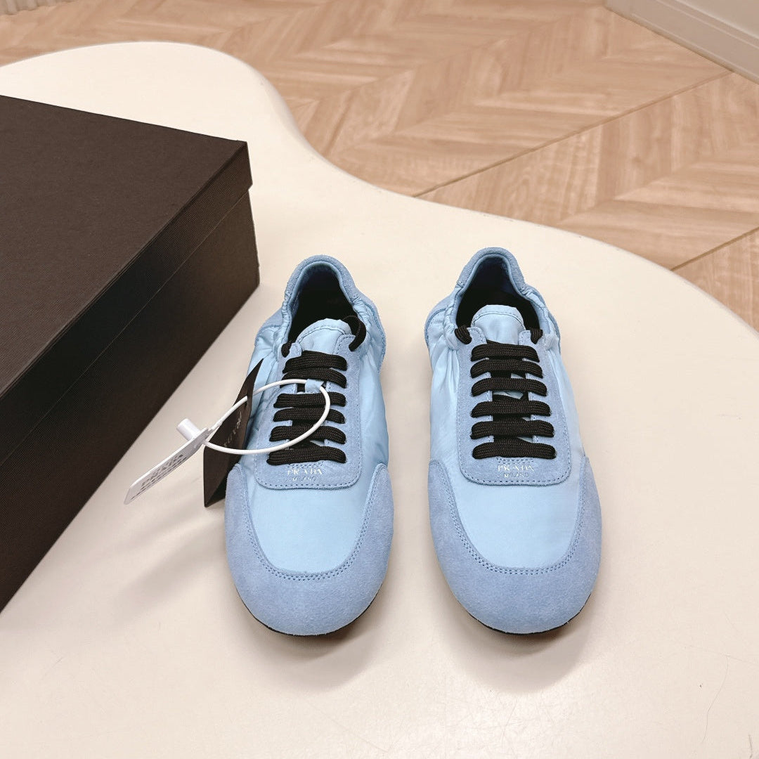 PRA 26S Sneaker Light Blue Suede Canvas 600602