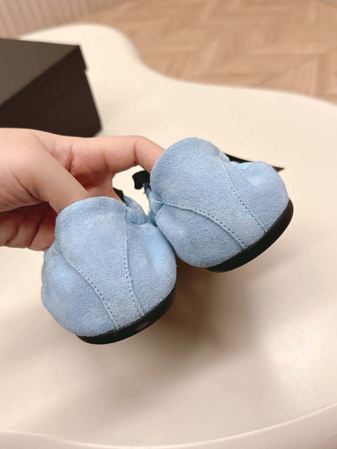 PRA 26S Sneaker Light Blue Suede Canvas 600602