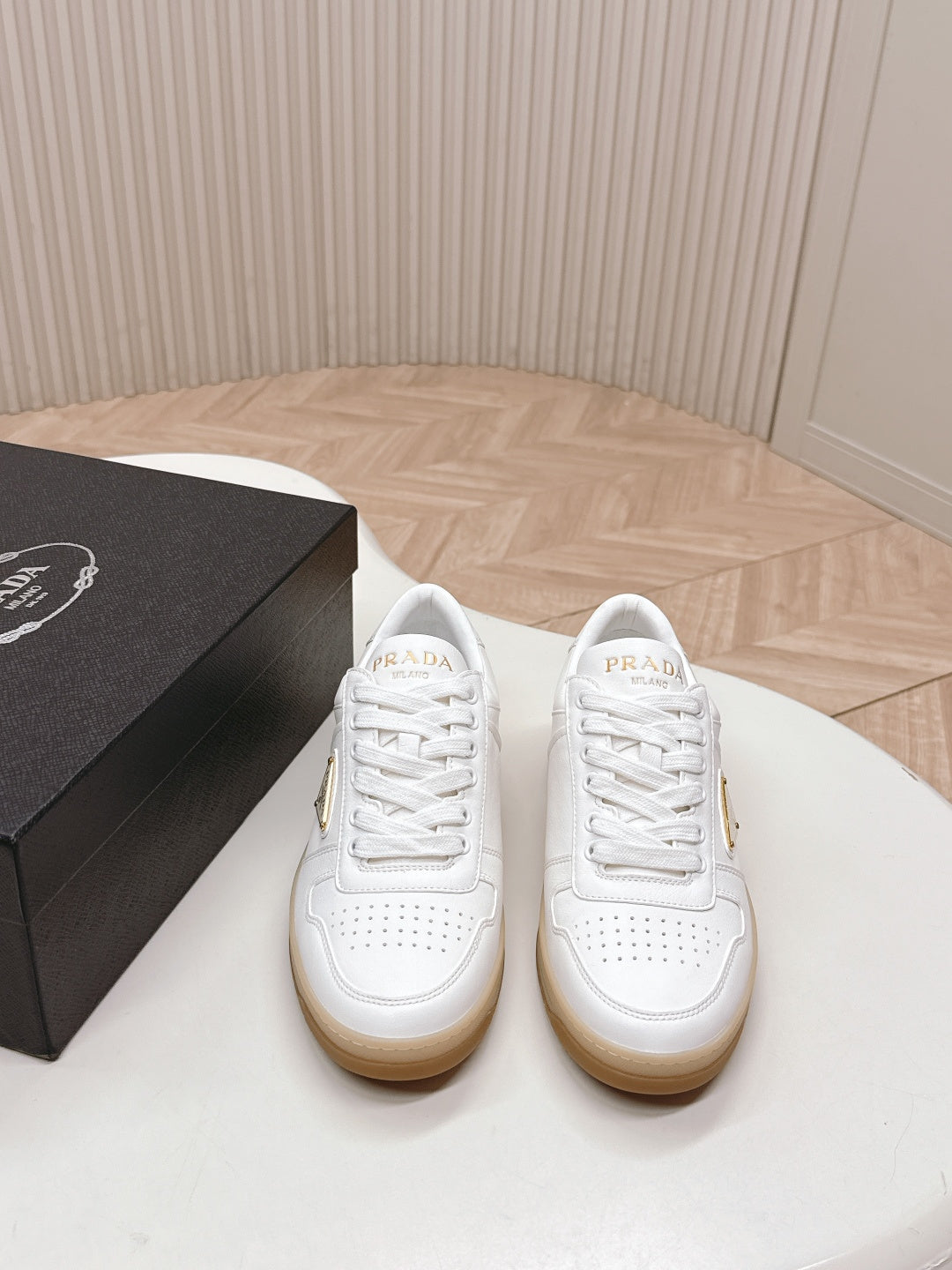 Prada 2025 Sneaker White Cowhide 410400