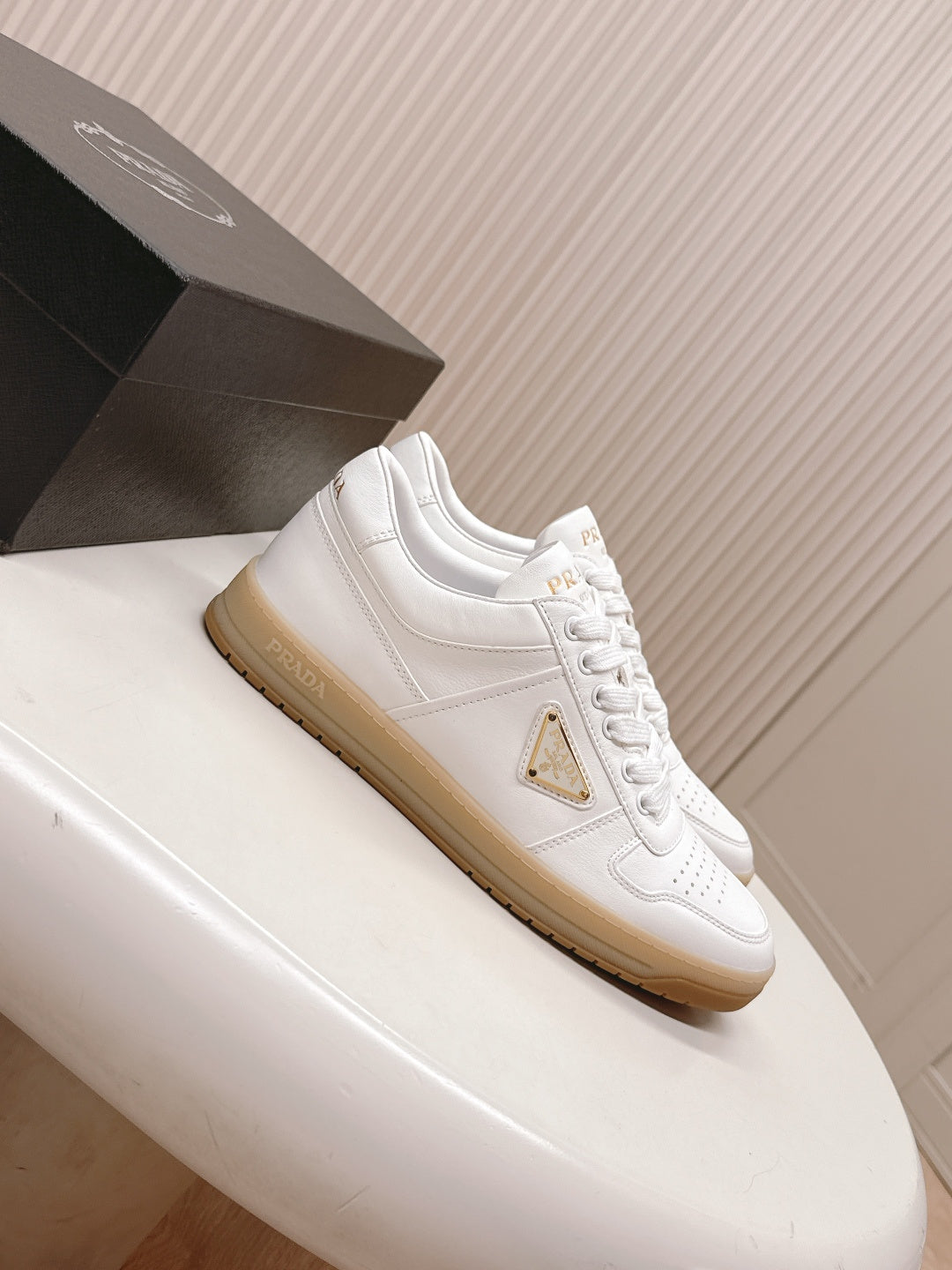 Prada 2025 Sneaker White Cowhide 410400